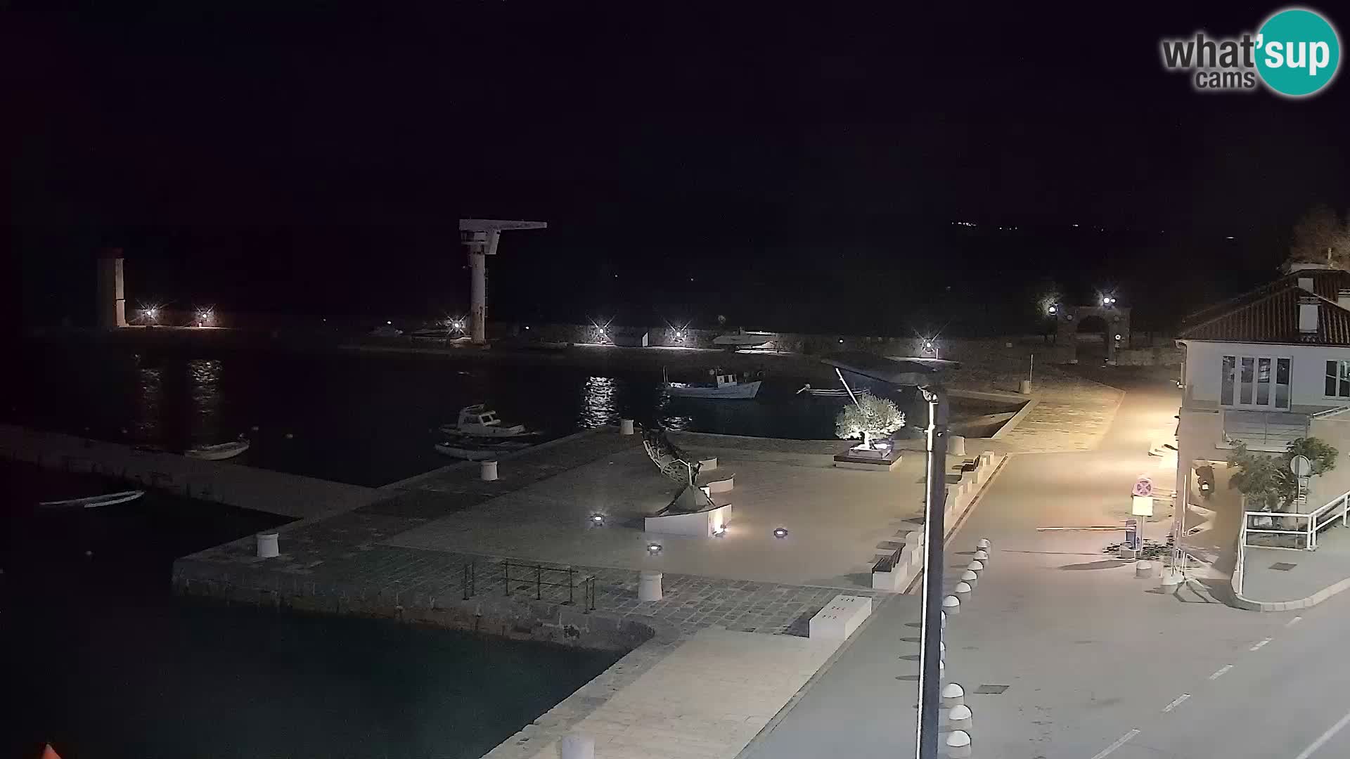 Senj camera en vivo – Vista panorámica de Senj riva