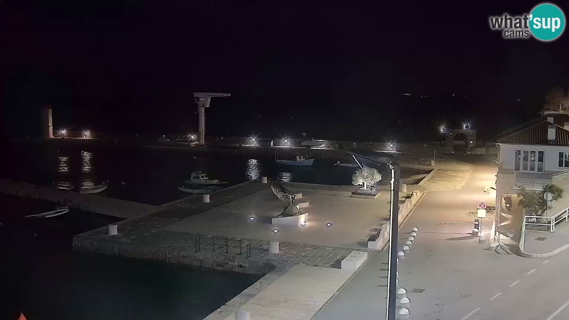 Senj camera en vivo – Vista panorámica de Senj riva