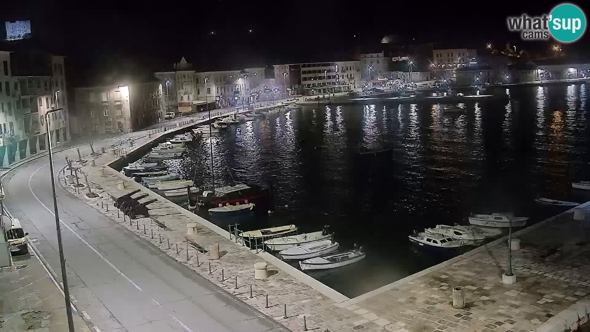 Senj Webcam – Panoramic view of Senj riva