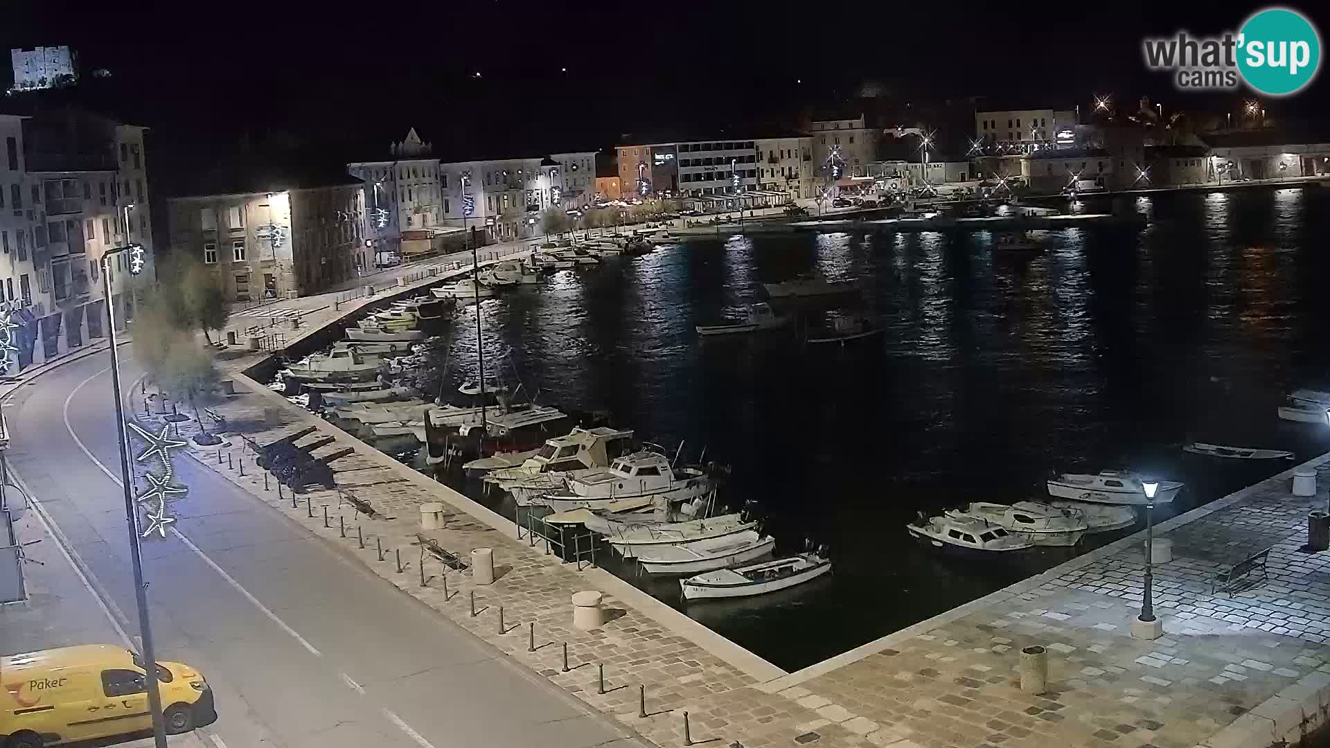 Senj Webcam – Panoramic view of Senj riva