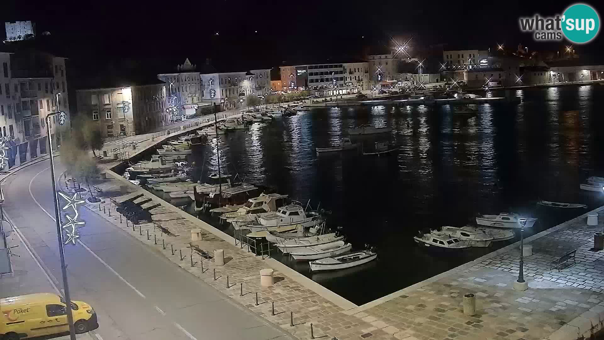 Senj Webcam – Panoramic view of Senj riva
