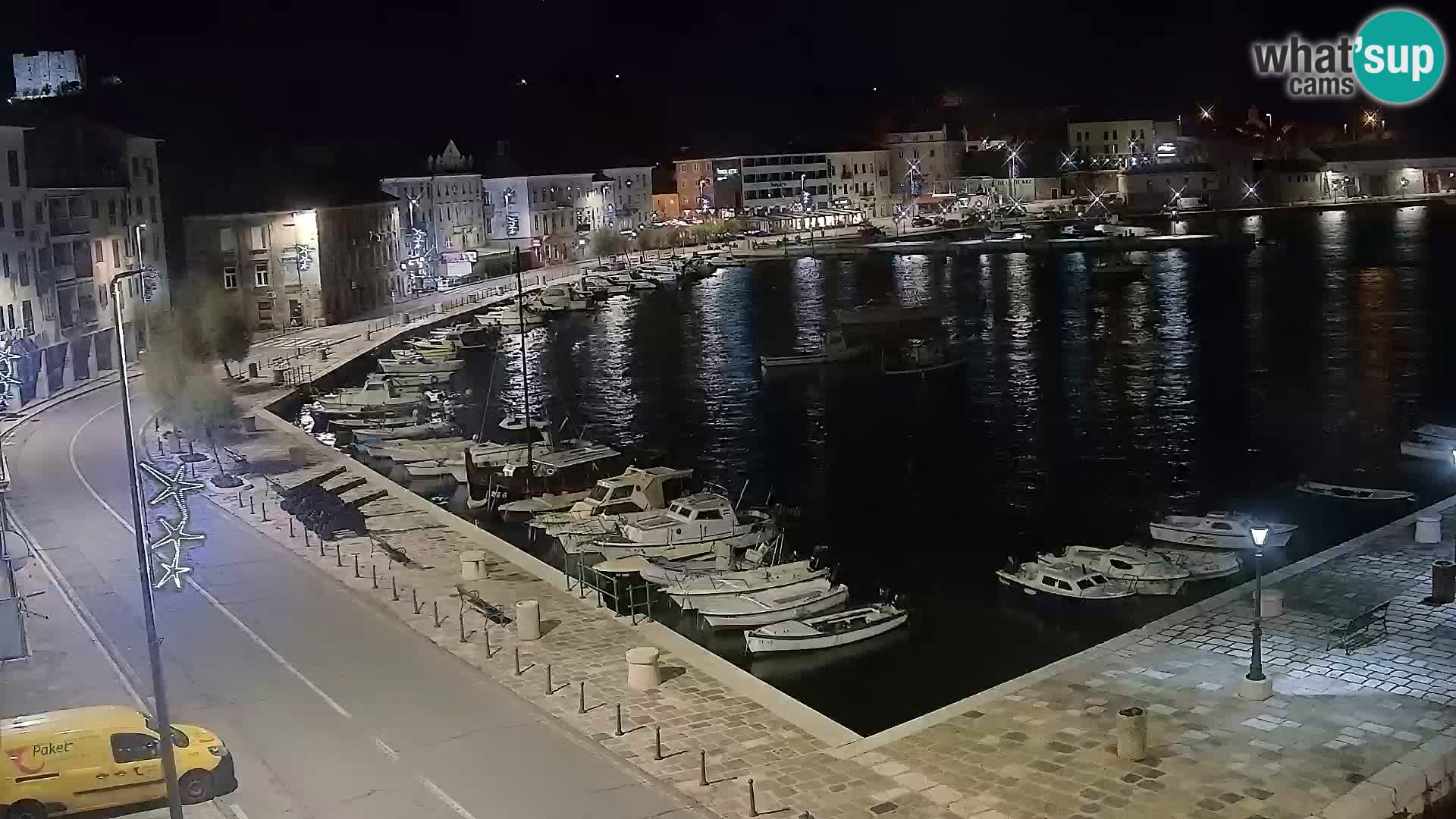 Senj Webcam – Panoramic view of Senj riva