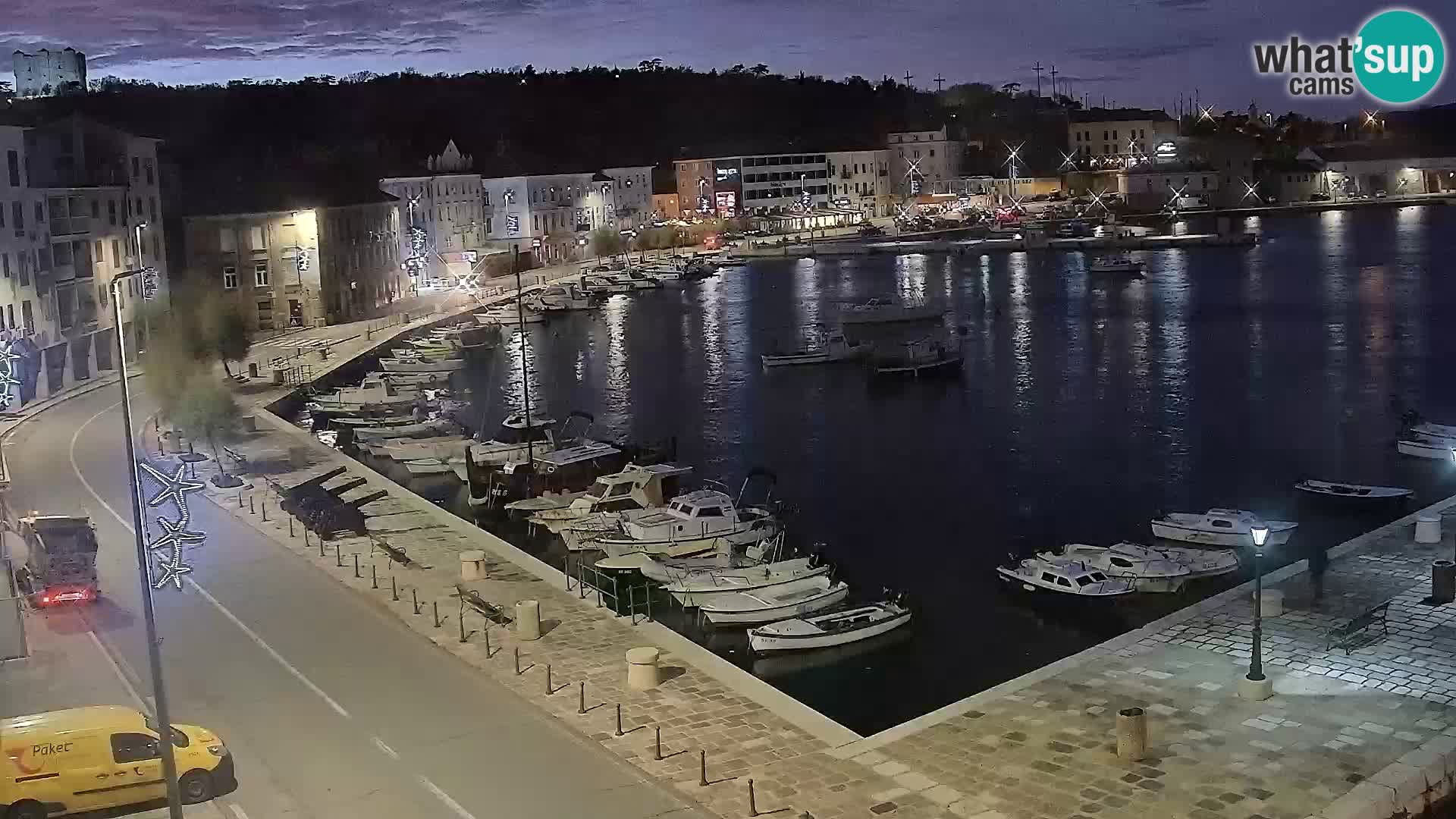 Webcam Segna – Panorama dell’lungomare di Senj