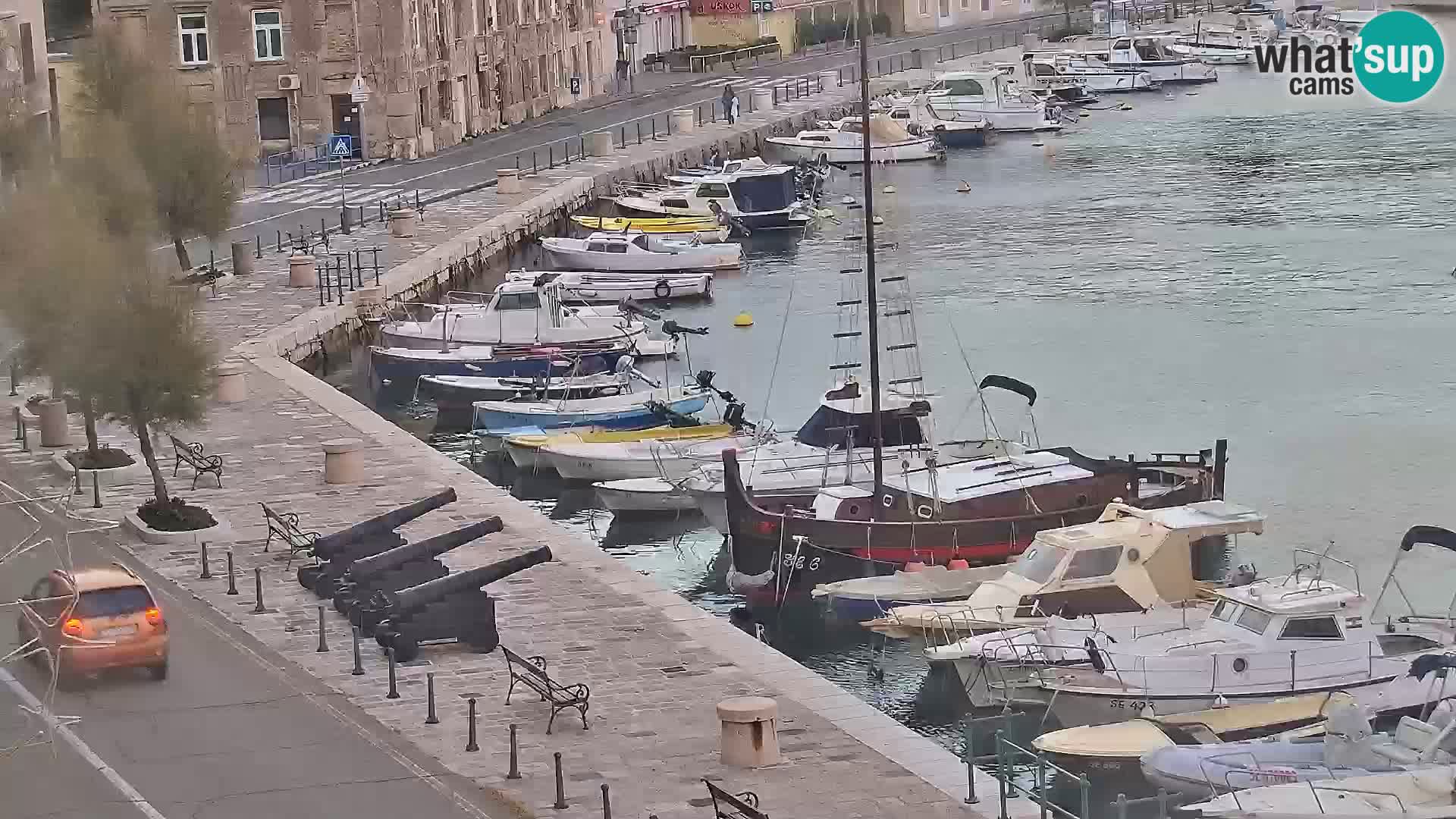 Senj Webcam – Panoramic view of Senj riva