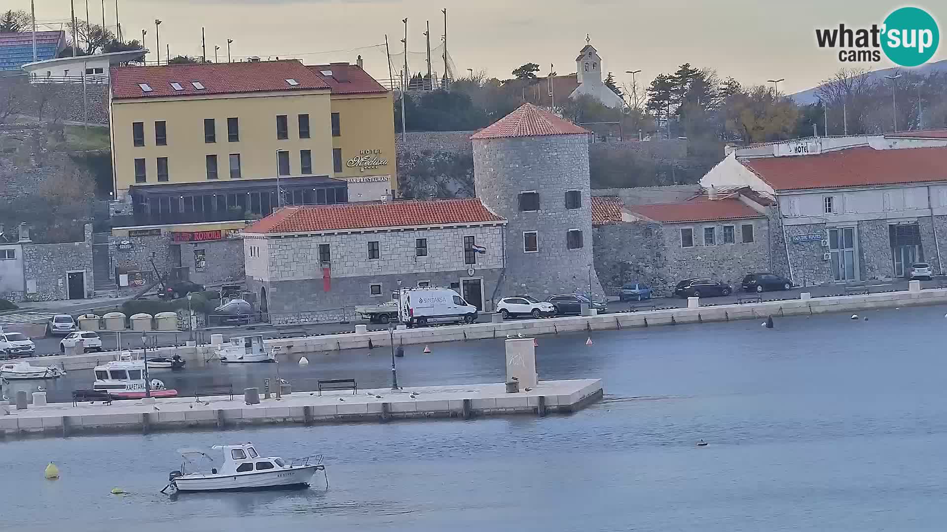 Senj Webcam – Panoramic view of Senj riva