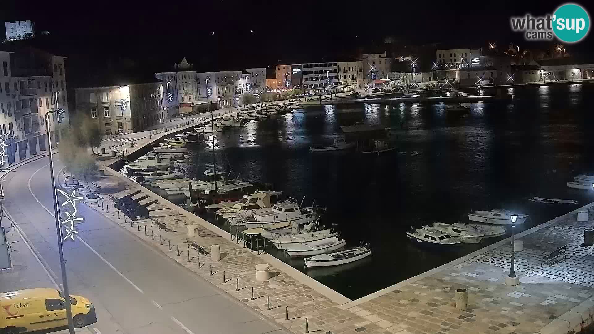Senj camera en vivo – Vista panorámica de Senj riva