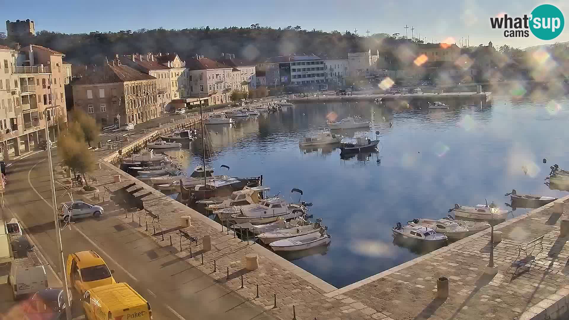 Senj camera en vivo – Vista panorámica de Senj riva