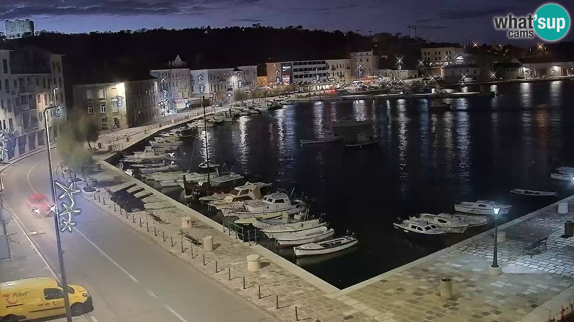 Senj Spletna kamera – pogled na obalo Senja