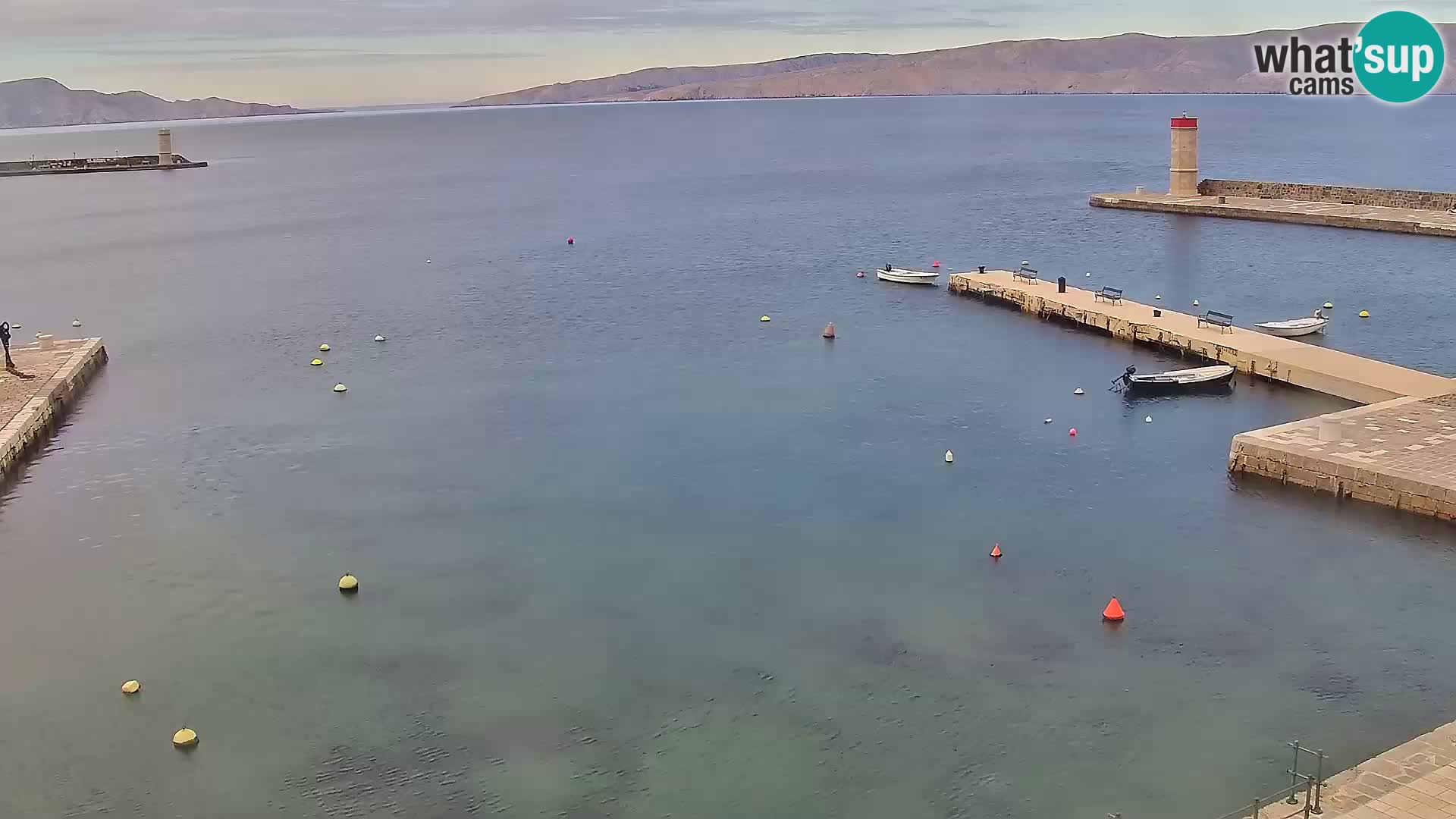 Webcam Segna – Panorama dell’lungomare di Senj