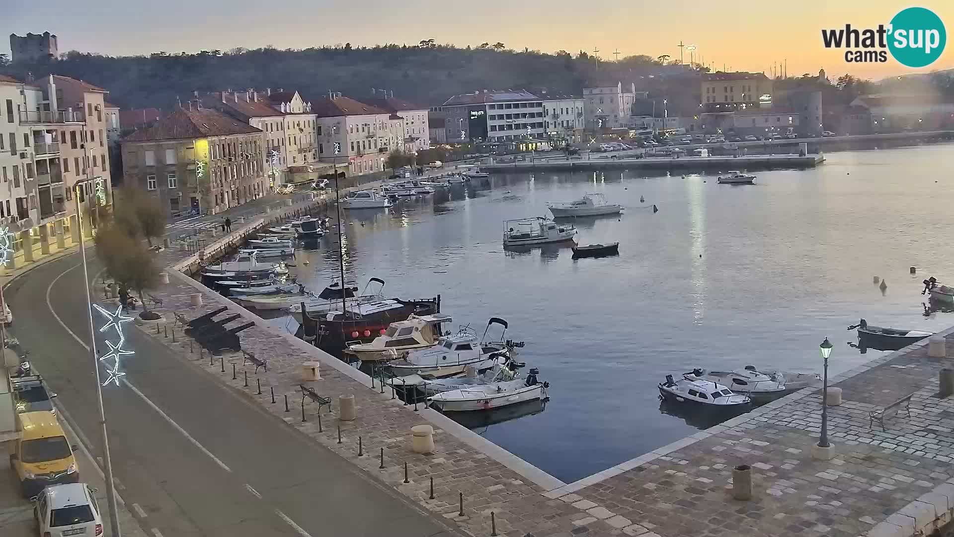 Senj camera en vivo – Vista panorámica de Senj riva