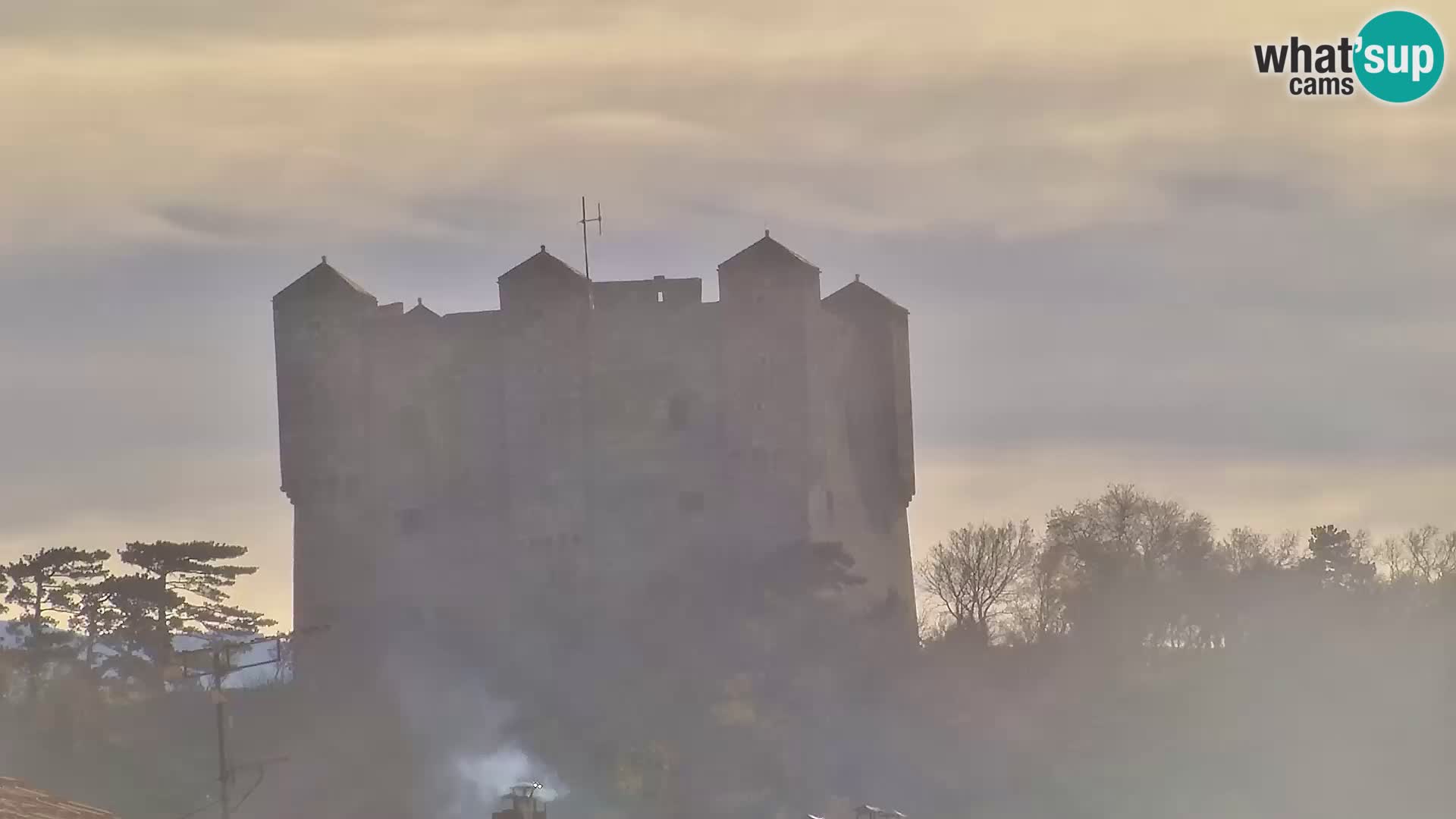 Webcam Senj – Panoramablick auf die Riva Senj