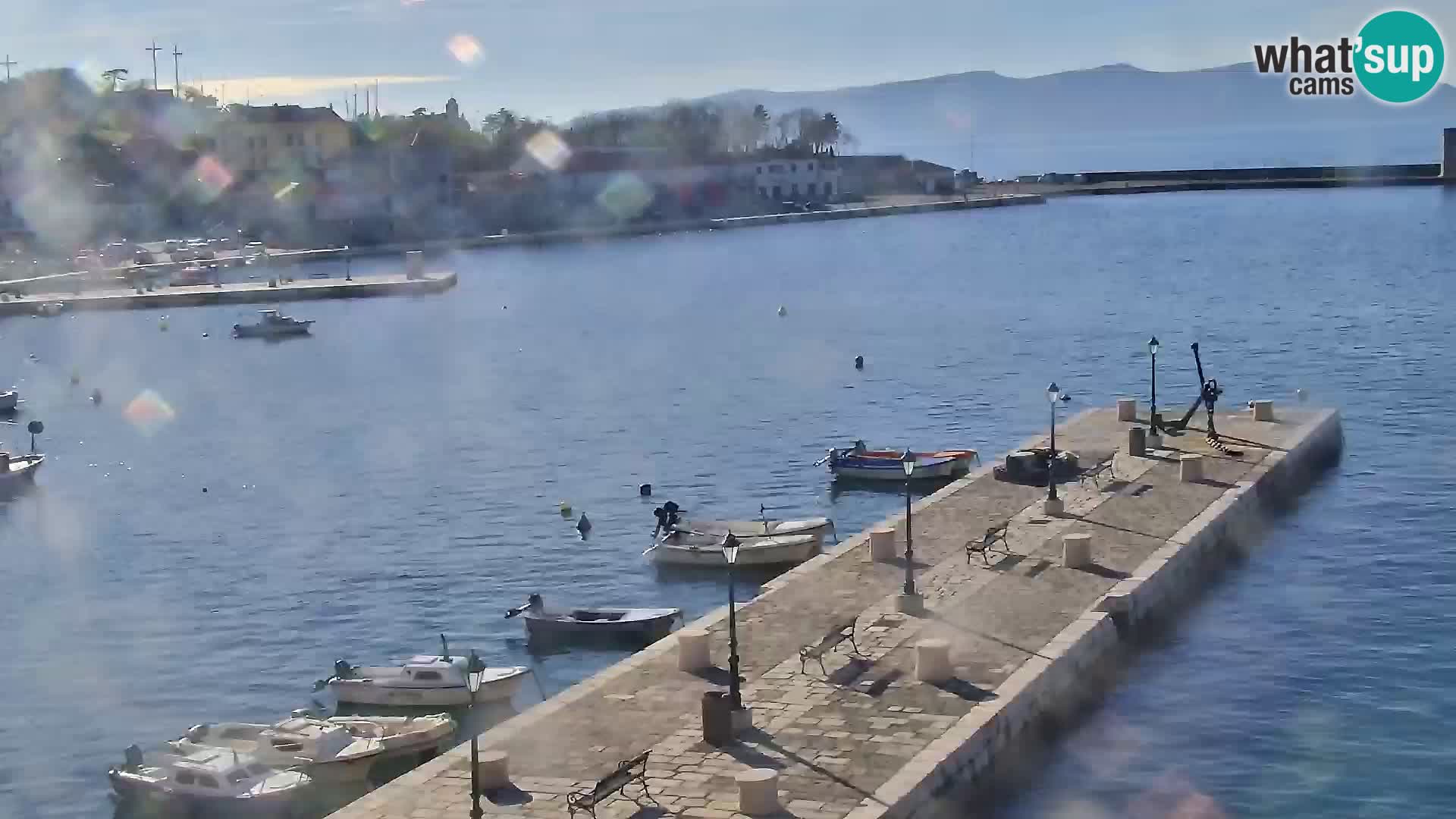 Senj camera en vivo – Vista panorámica de Senj riva