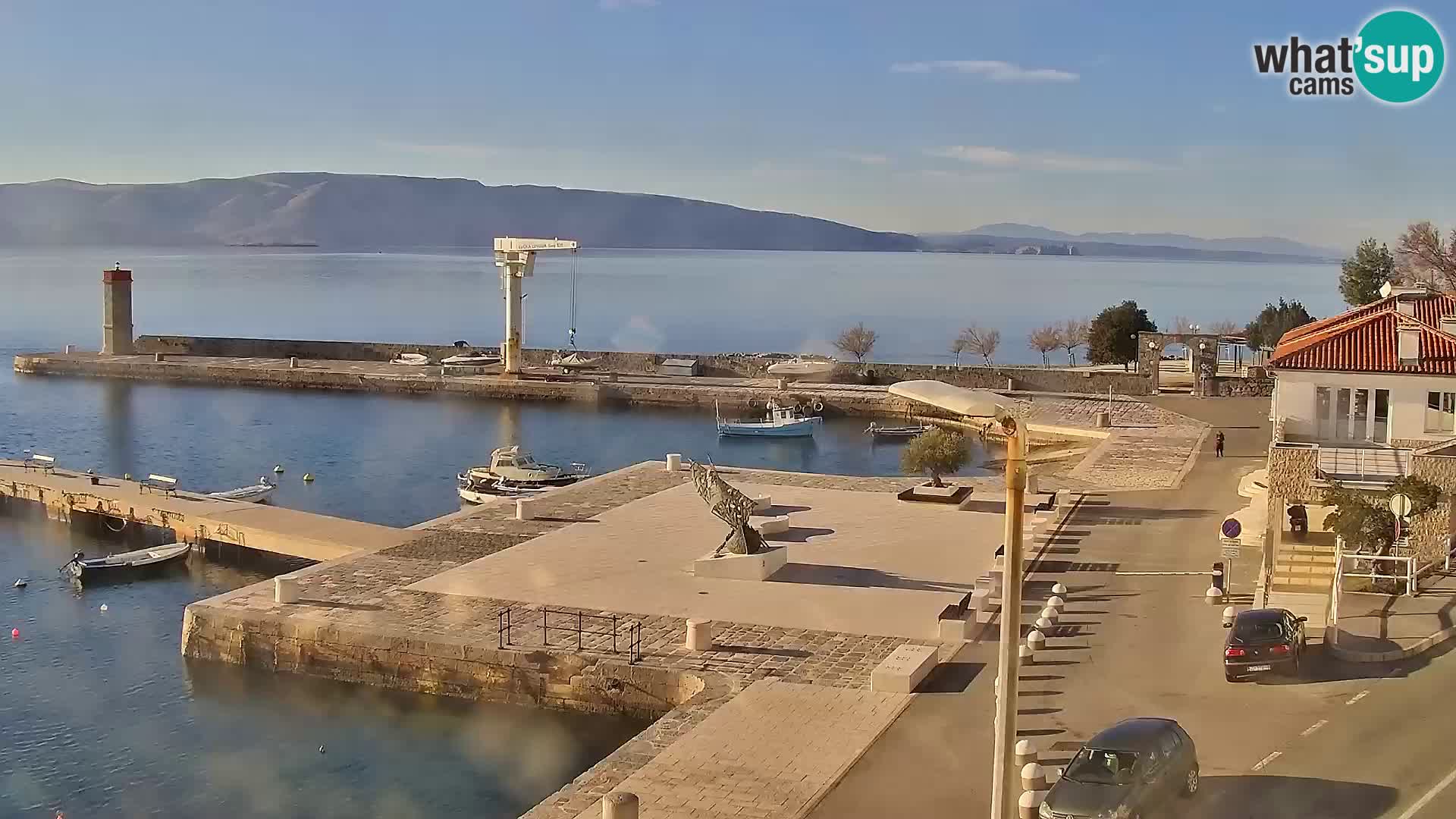 Webcam Segna – Panorama dell’lungomare di Senj