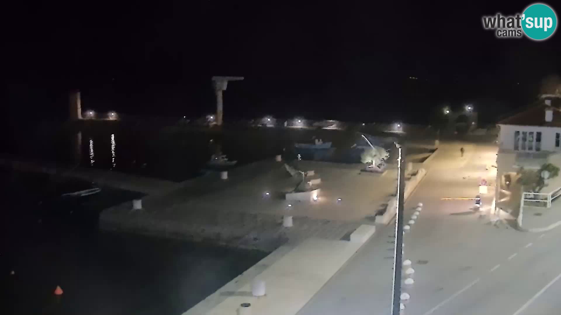 Senj Spletna kamera – pogled na obalo Senja