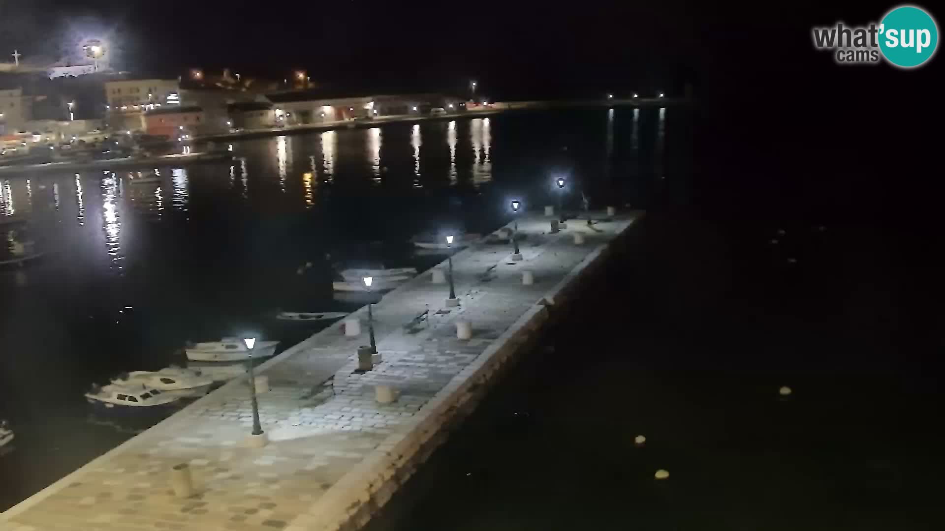 Senj Spletna kamera – pogled na obalo Senja