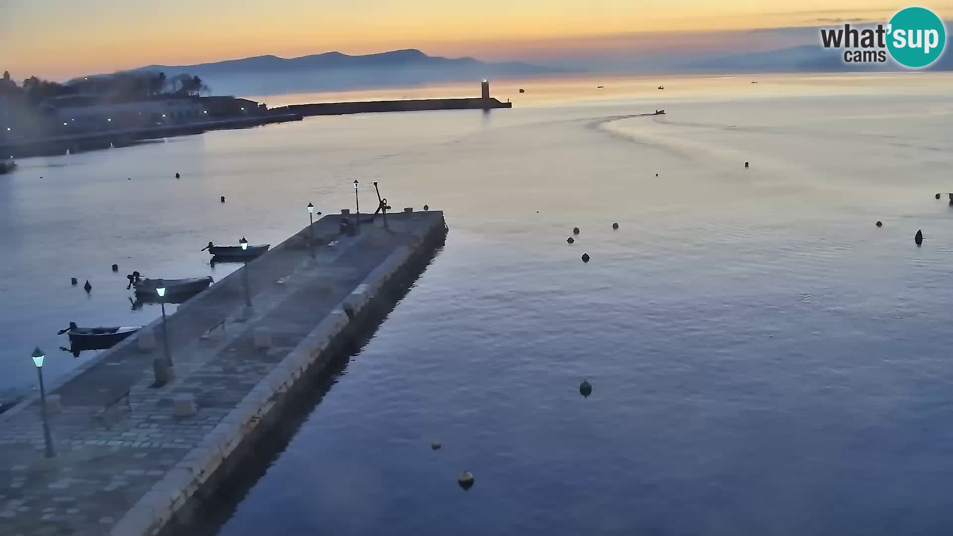 Webcam Segna – Panorama dell’lungomare di Senj