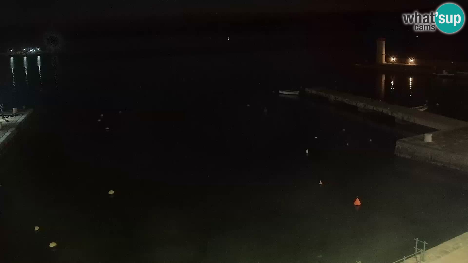 Livecam Senj – Vue panoramique de Senj riva