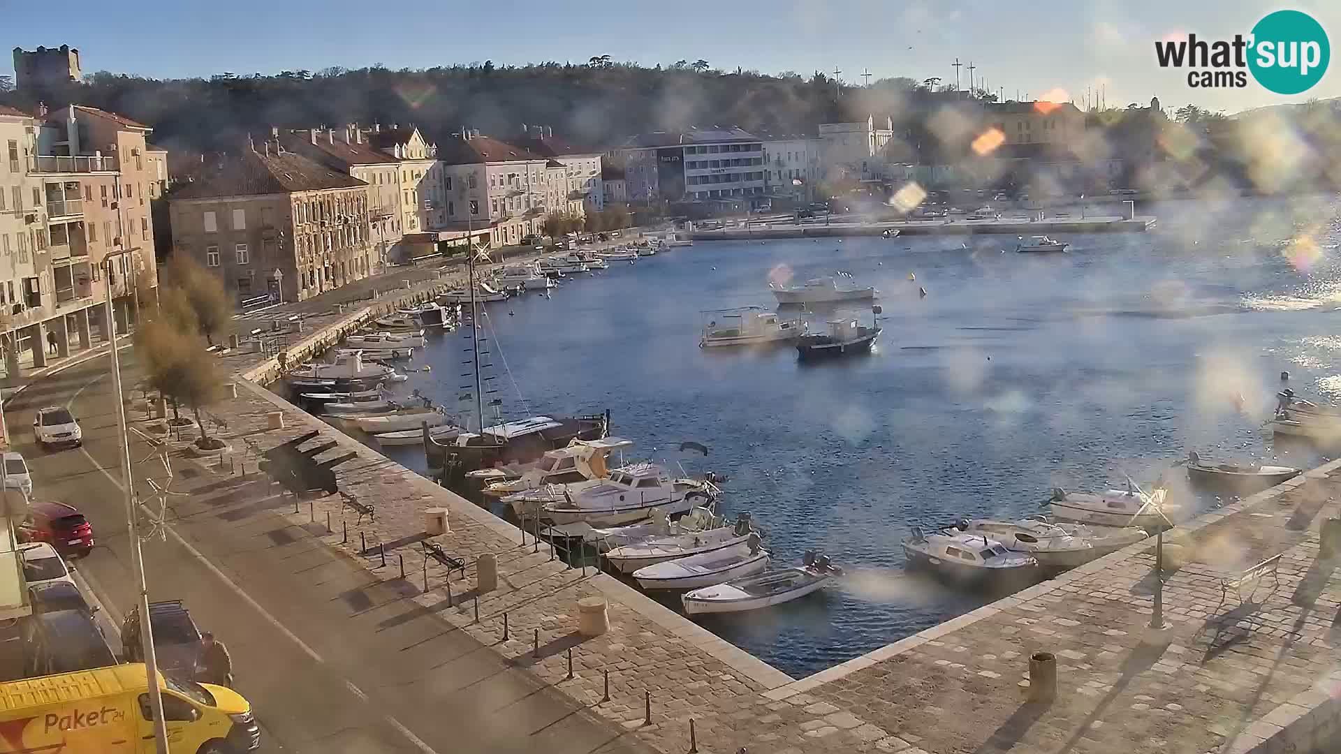 Senj camera en vivo – Vista panorámica de Senj riva