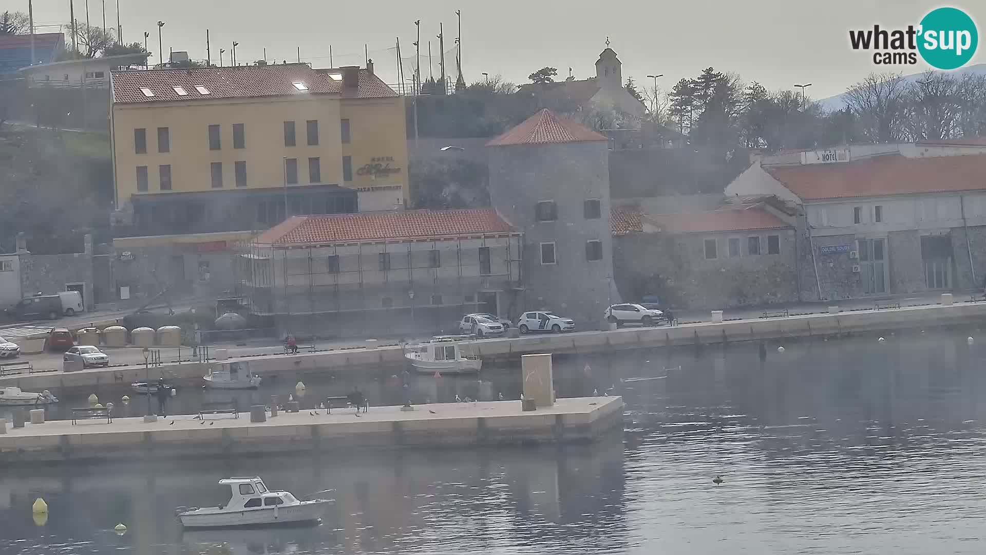 Senj camera en vivo – Vista panorámica de Senj riva