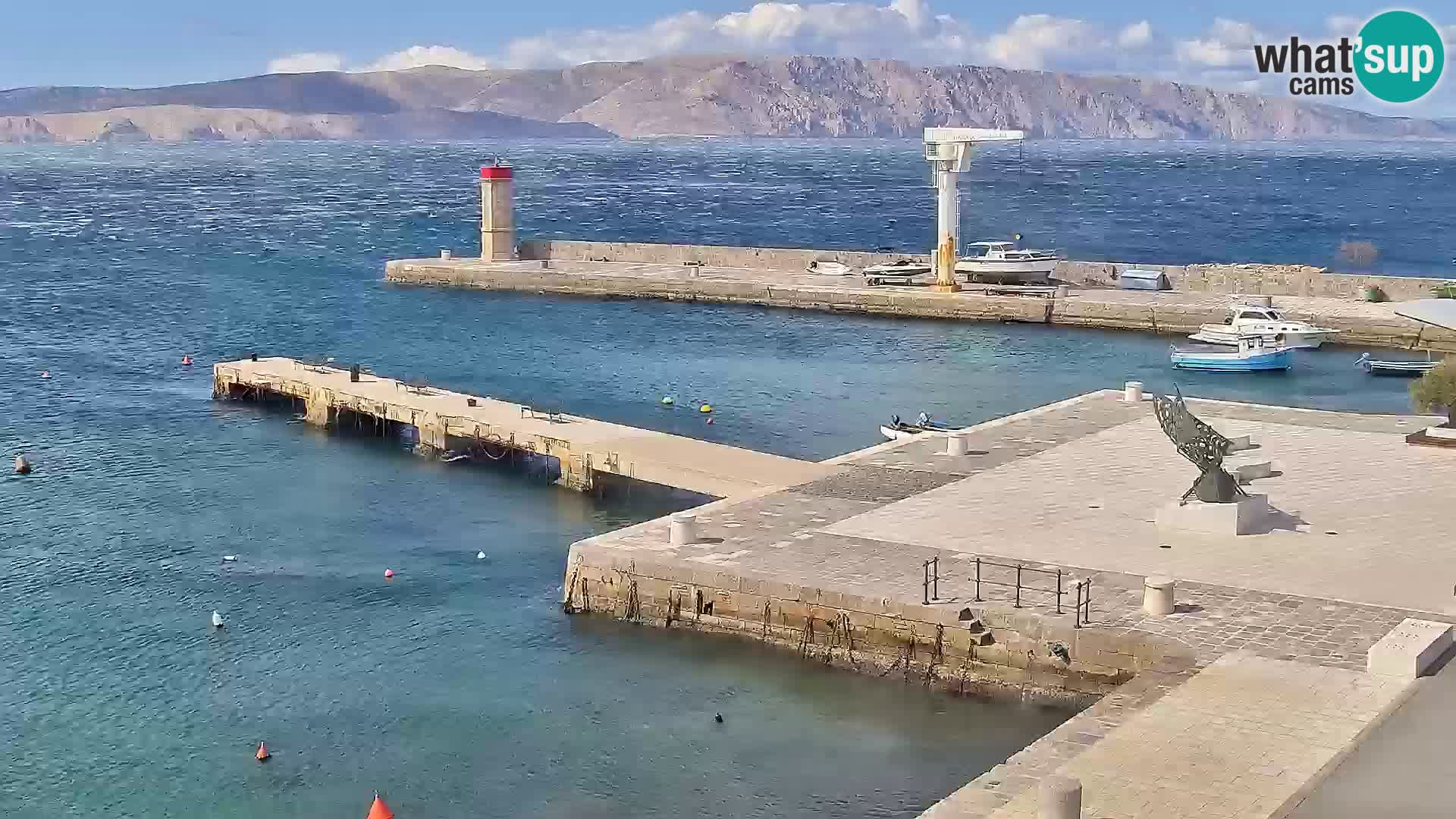 Kamera u živo Senj – Panoramski pogled na senjsku rivu