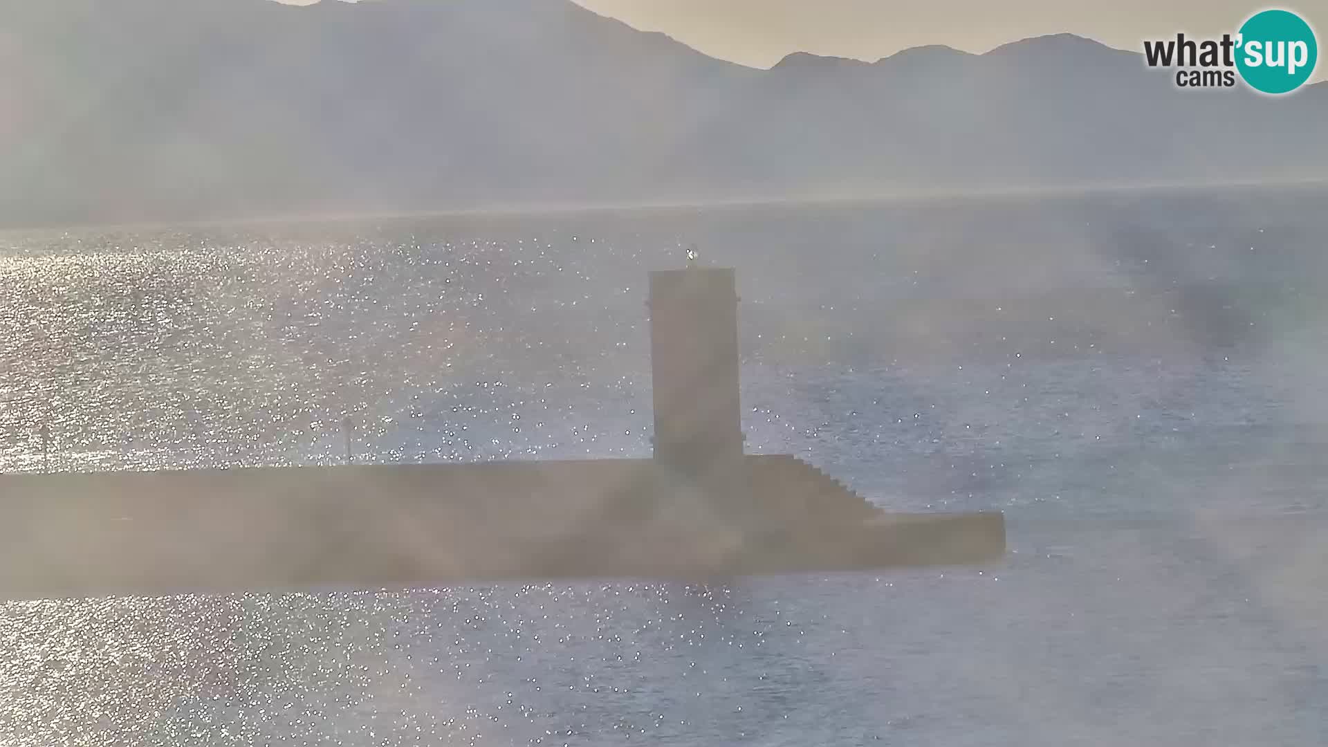 Kamera u živo Senj – Panoramski pogled na senjsku rivu