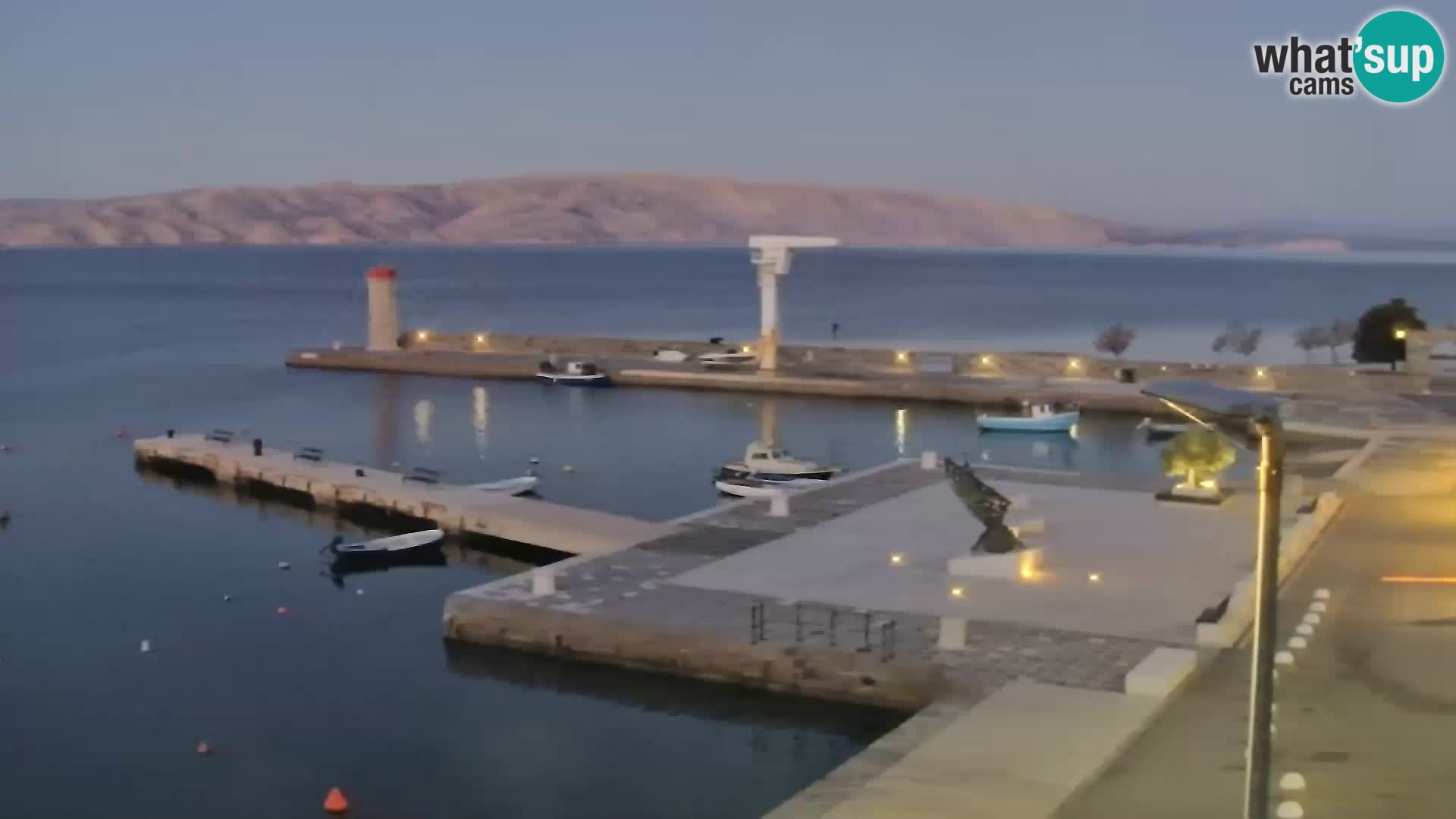 Kamera u živo Senj – Panoramski pogled na senjsku rivu