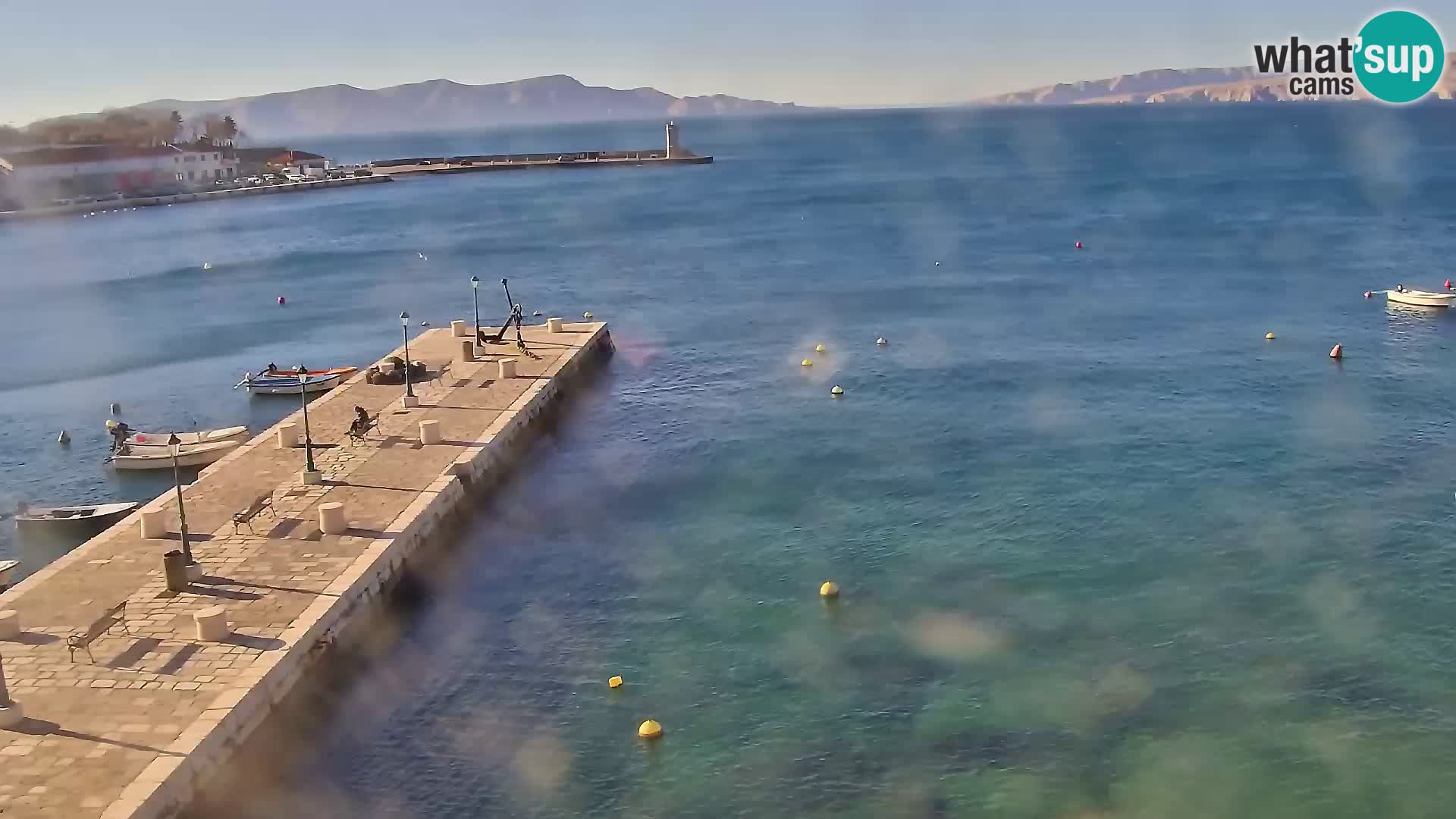 Senj Spletna kamera – pogled na obalo Senja