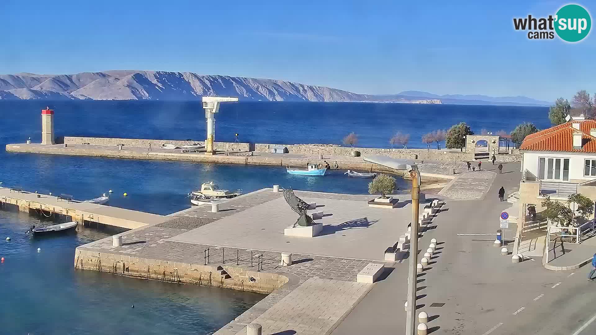 Senj Webcam – Panoramic view of Senj riva