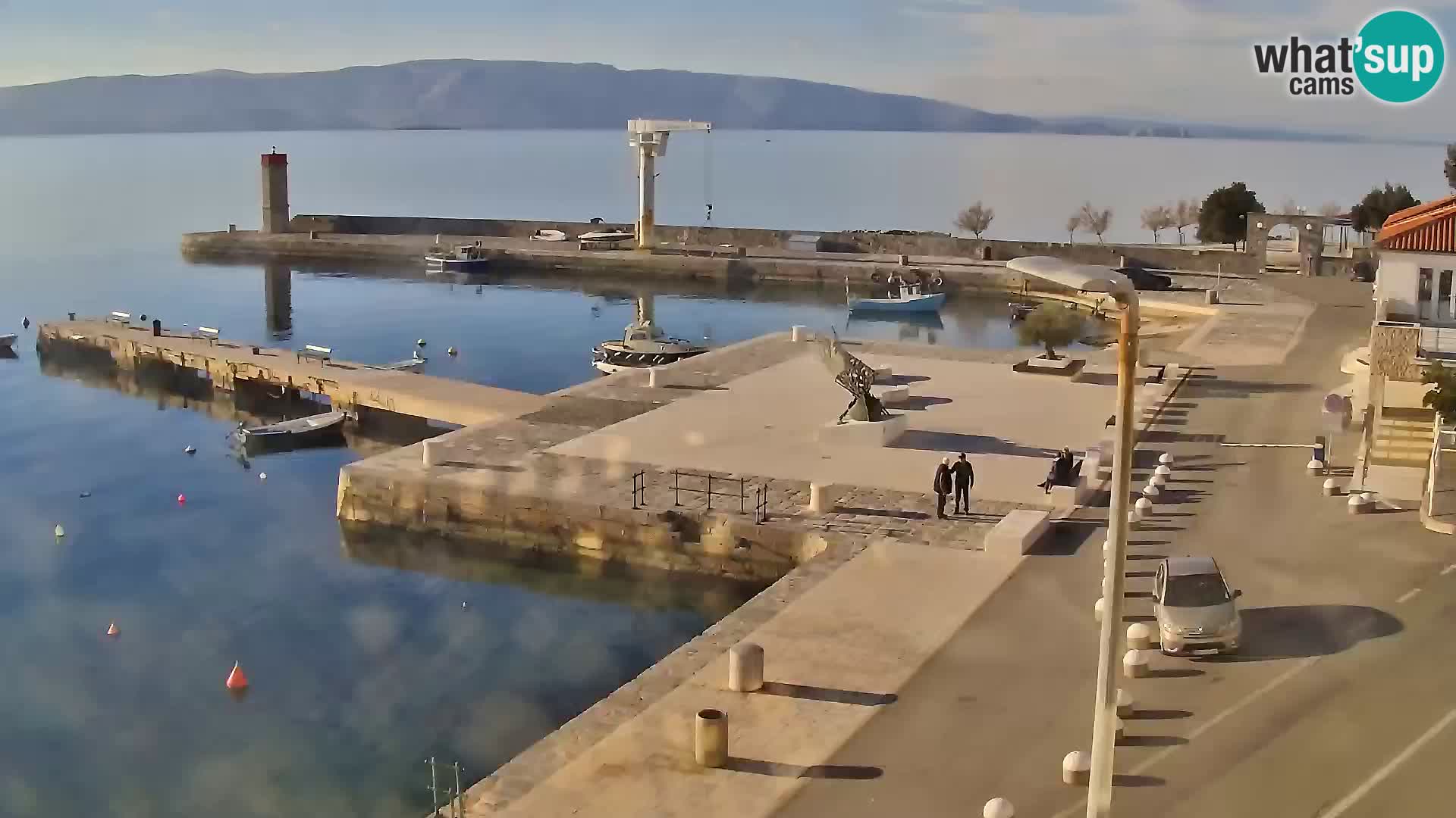 Senj camera en vivo – Vista panorámica de Senj riva