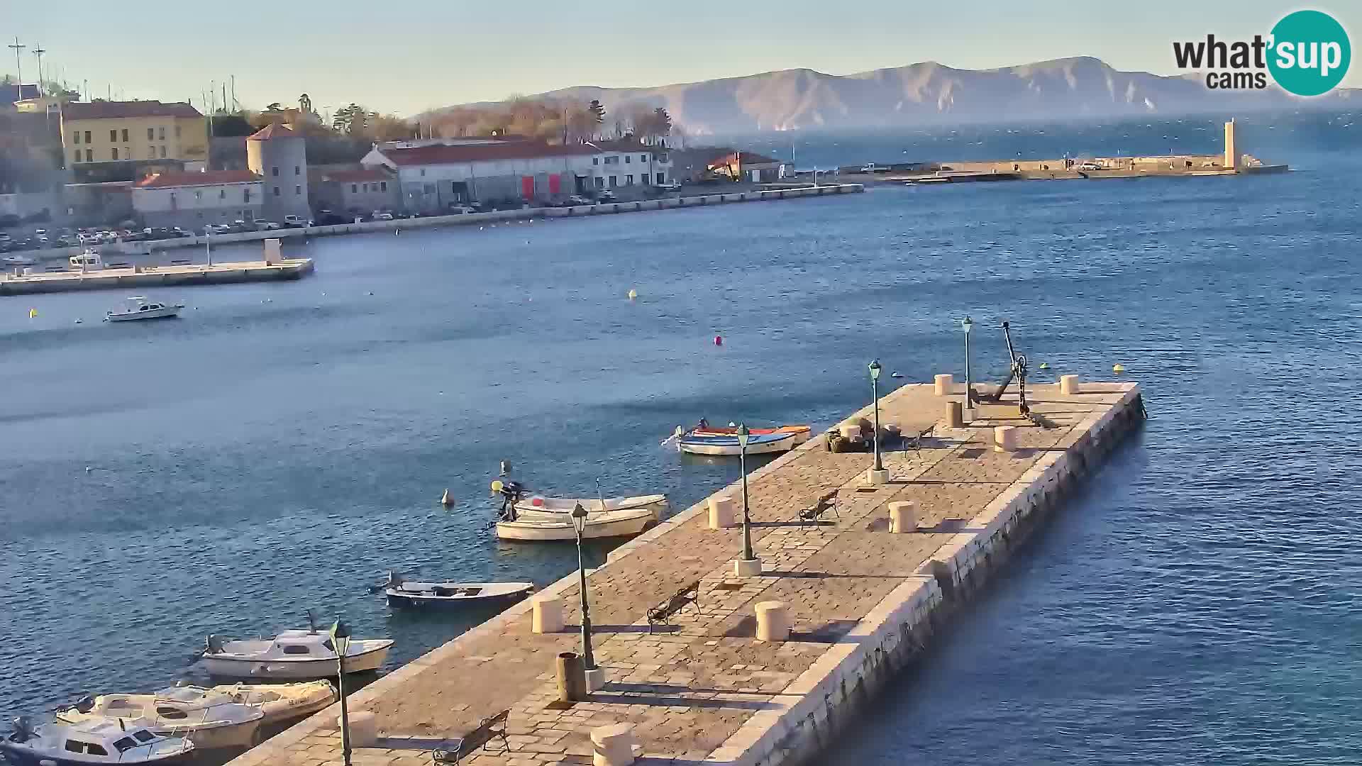 Webcam Segna – Panorama dell’lungomare di Senj