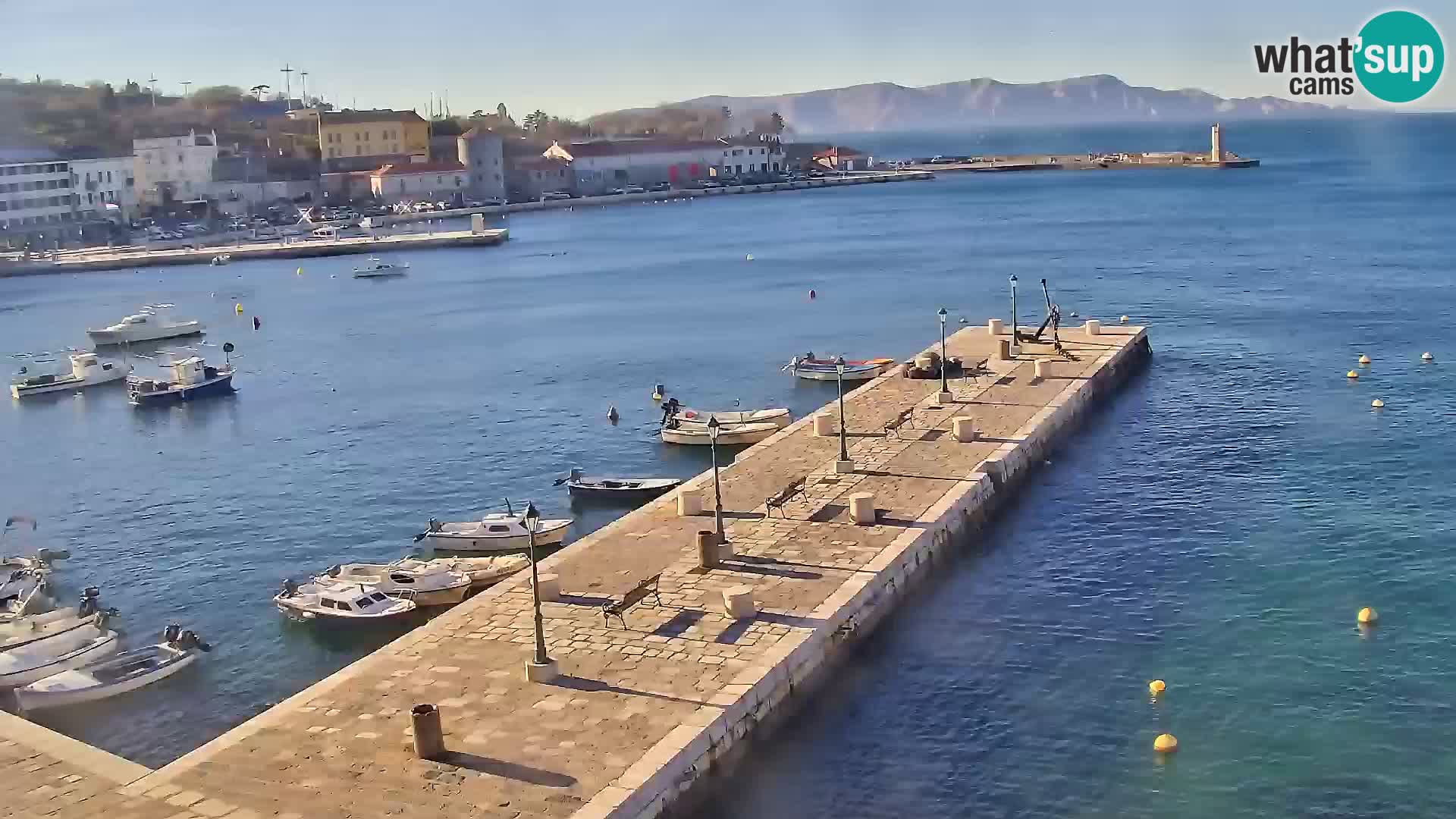 Senj Webcam – Panoramic view of Senj riva