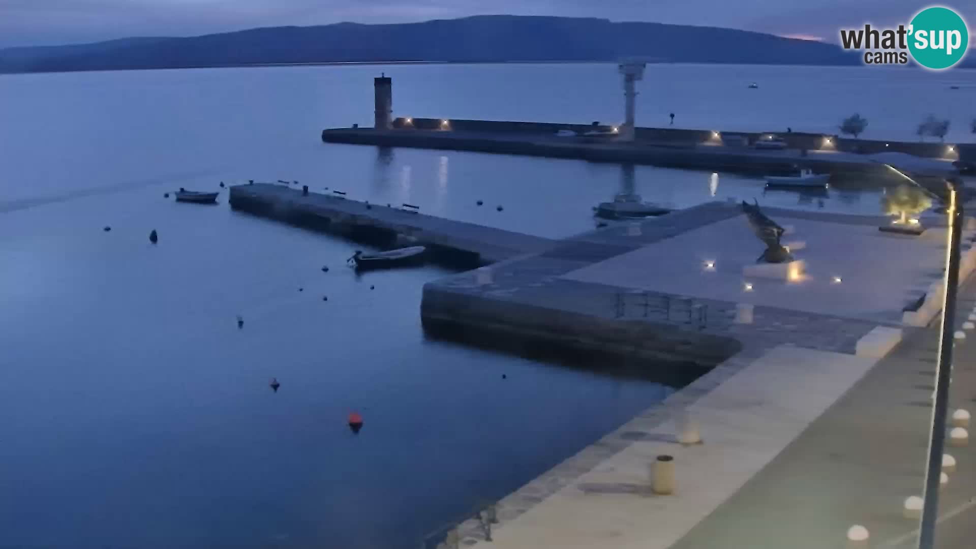 Webcam Segna – Panorama dell’lungomare di Senj