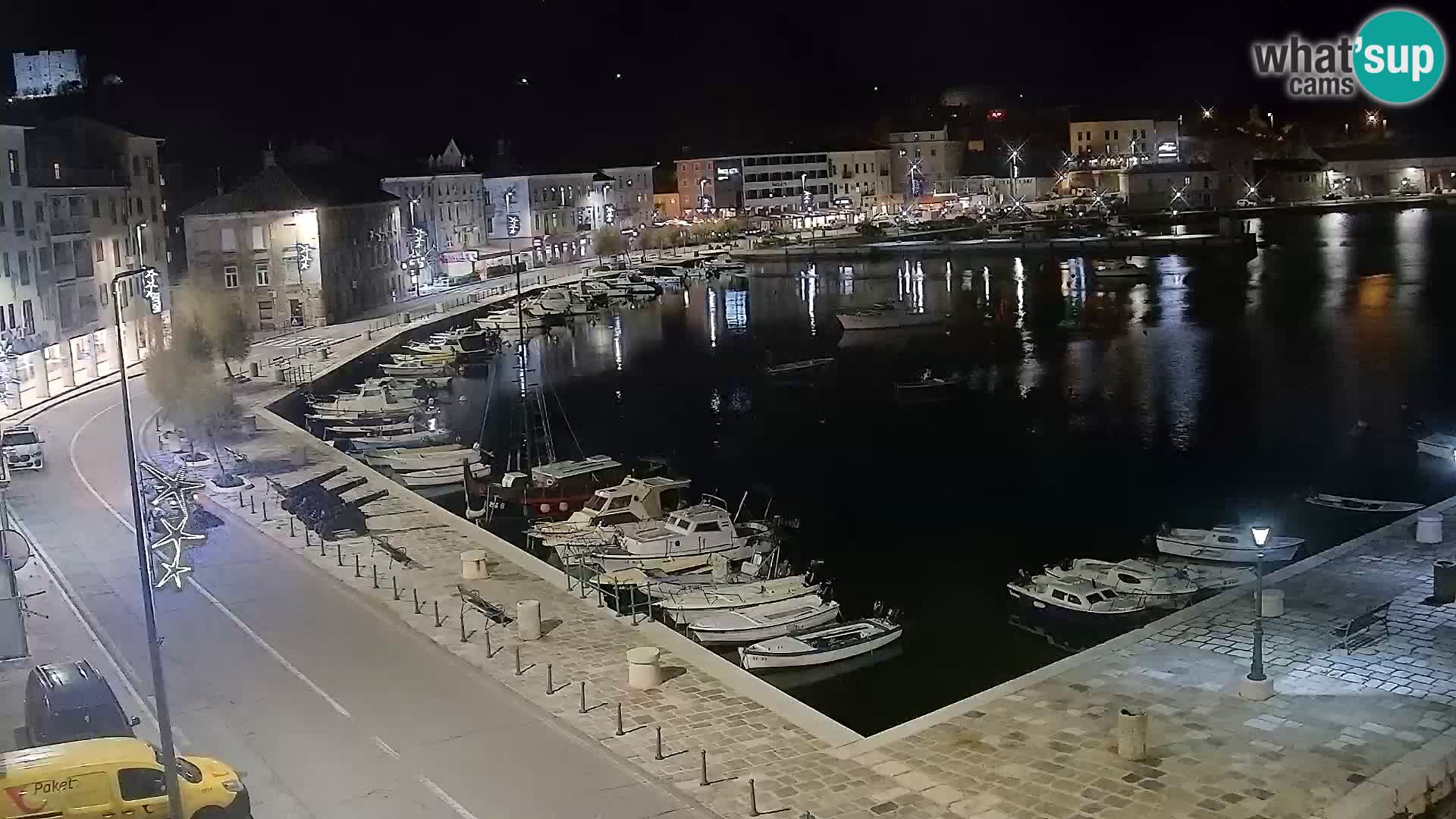 Kamera u živo Senj – Panoramski pogled na senjsku rivu
