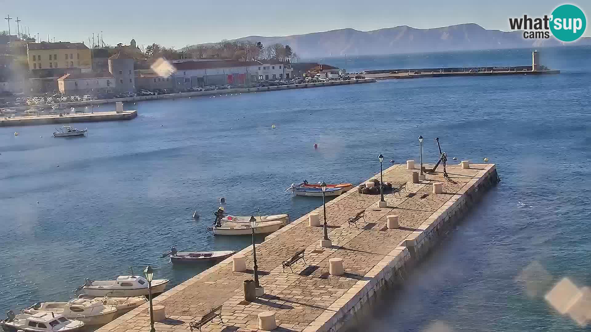 Webcam Segna – Panorama dell’lungomare di Senj