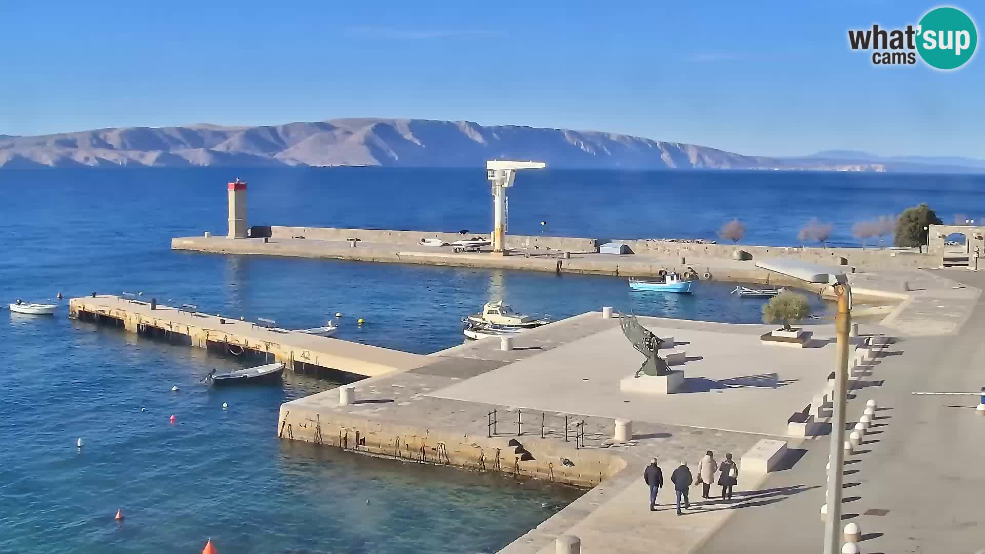 Senj Webcam – Panoramic view of Senj riva