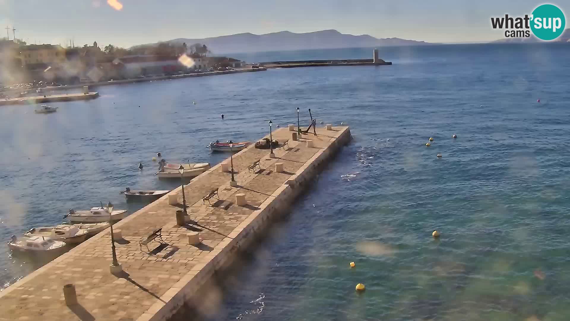 Webcam Segna – Panorama dell’lungomare di Senj