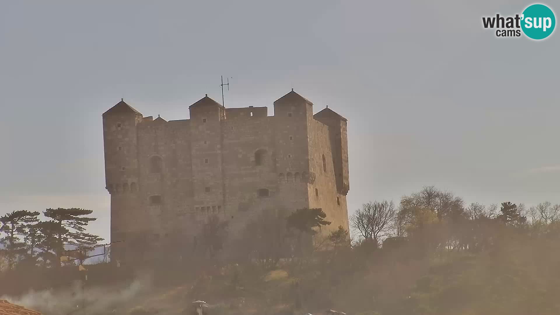 Webcam Senj – Panoramablick auf die Riva Senj