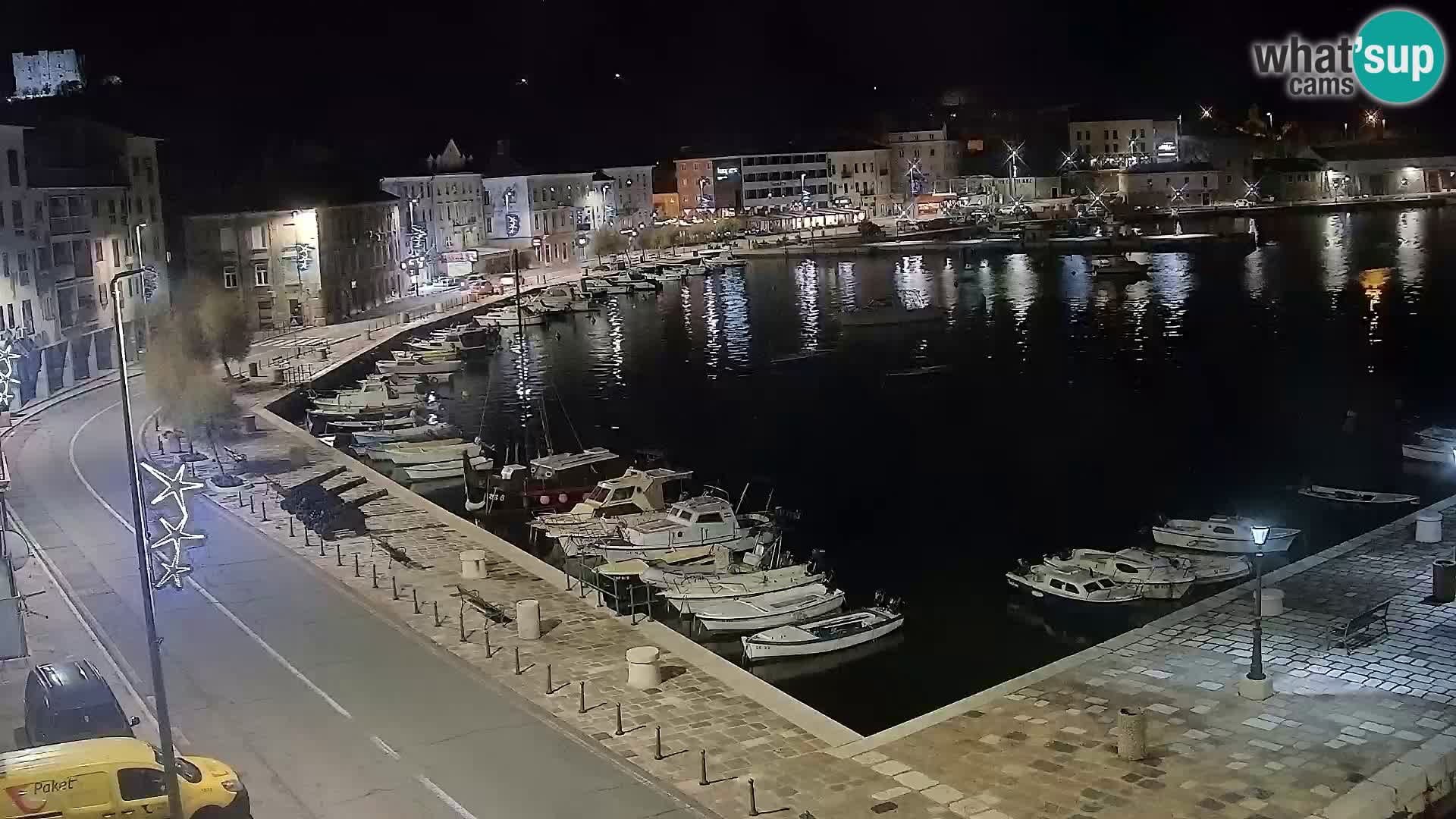 Senj camera en vivo – Vista panorámica de Senj riva