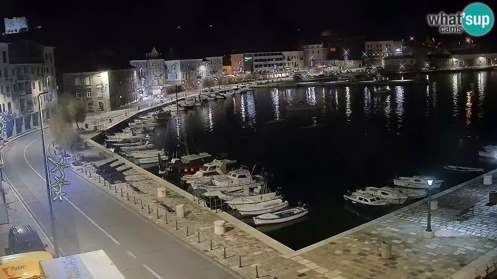 Senj camera en vivo – Vista panorámica de Senj riva