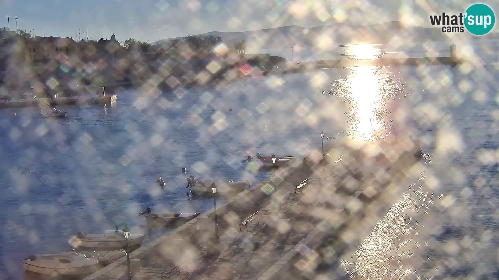 Senj Webcam – Panoramic view of Senj riva