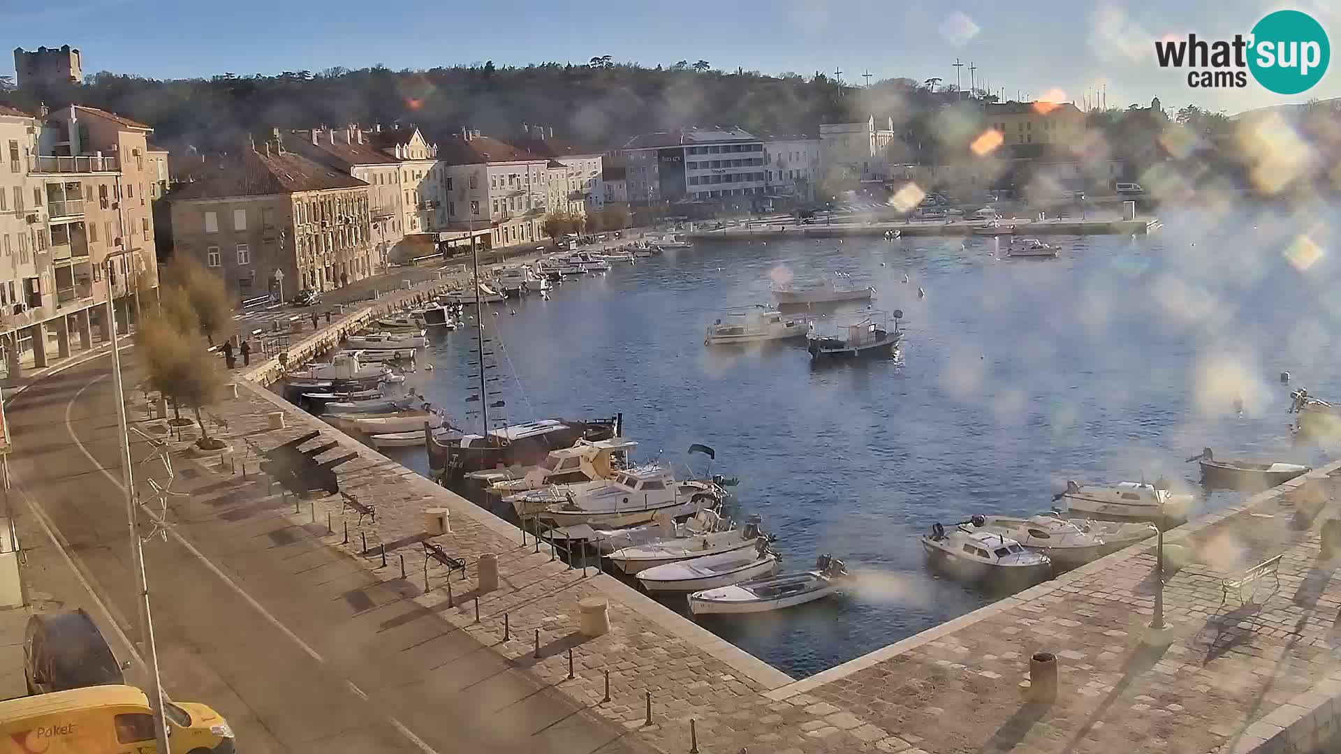 Senj Spletna kamera – pogled na obalo Senja