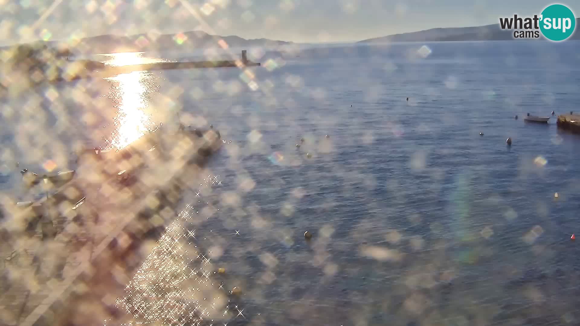 Senj Spletna kamera – pogled na obalo Senja