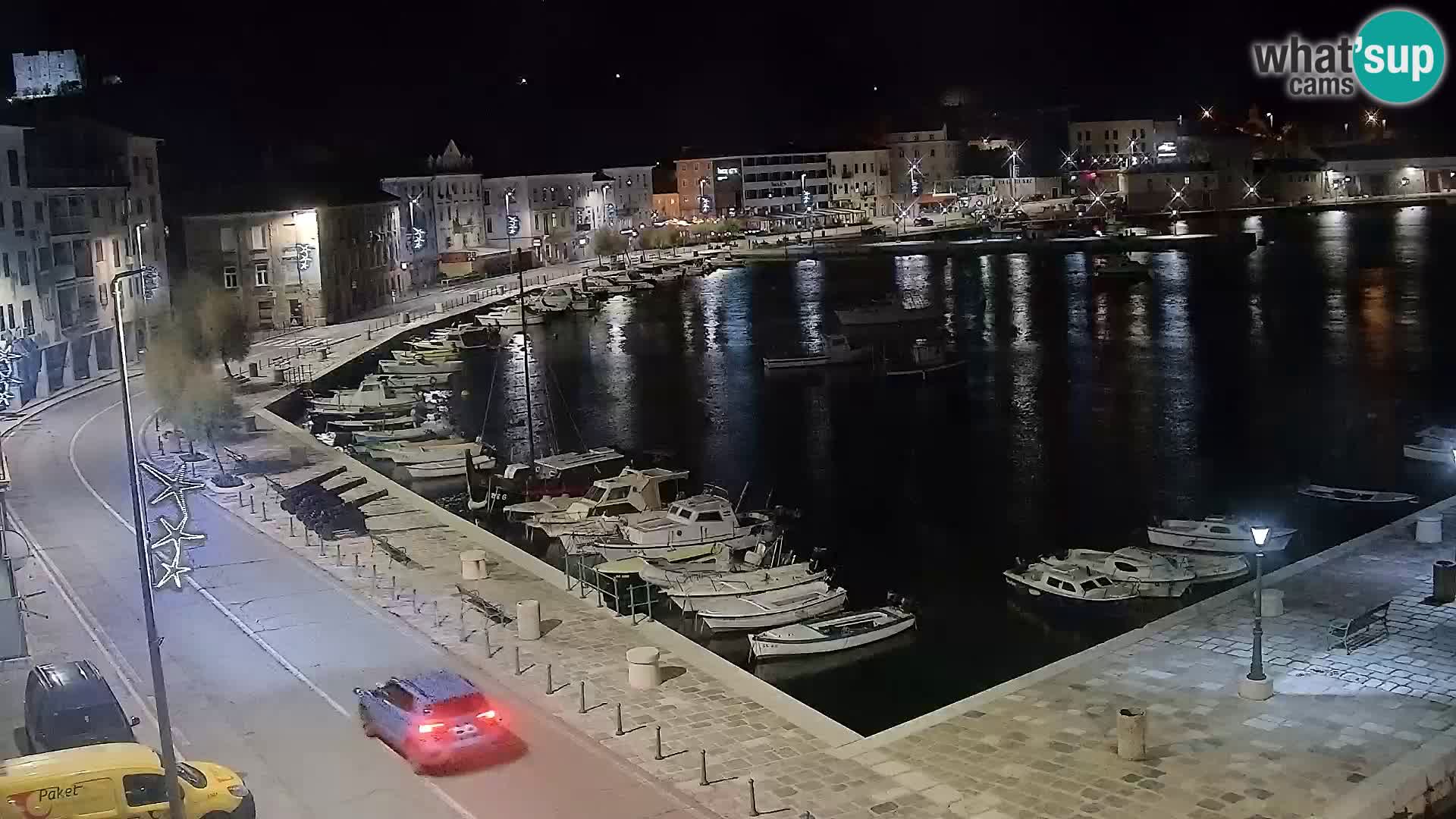 Senj Webcam – Panoramic view of Senj riva