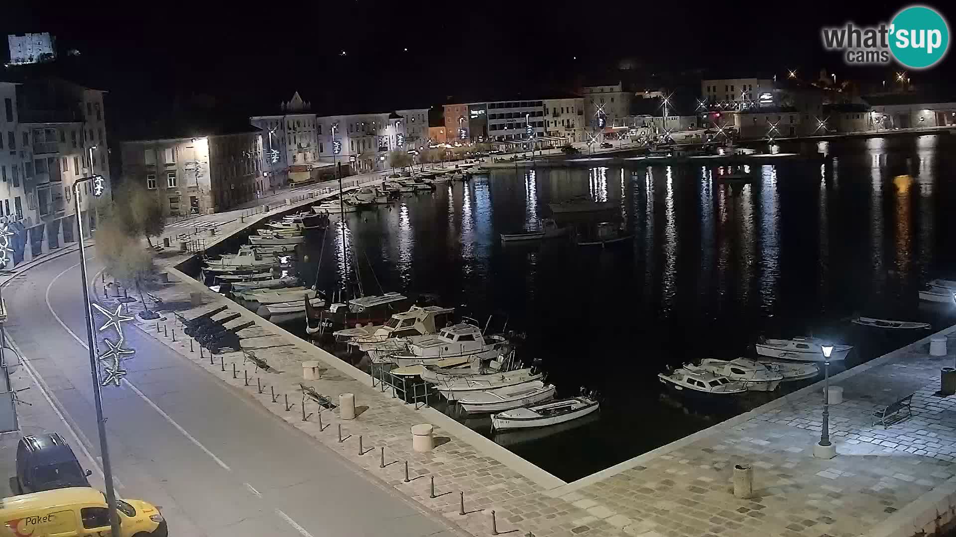 Senj Webcam – Panoramic view of Senj riva
