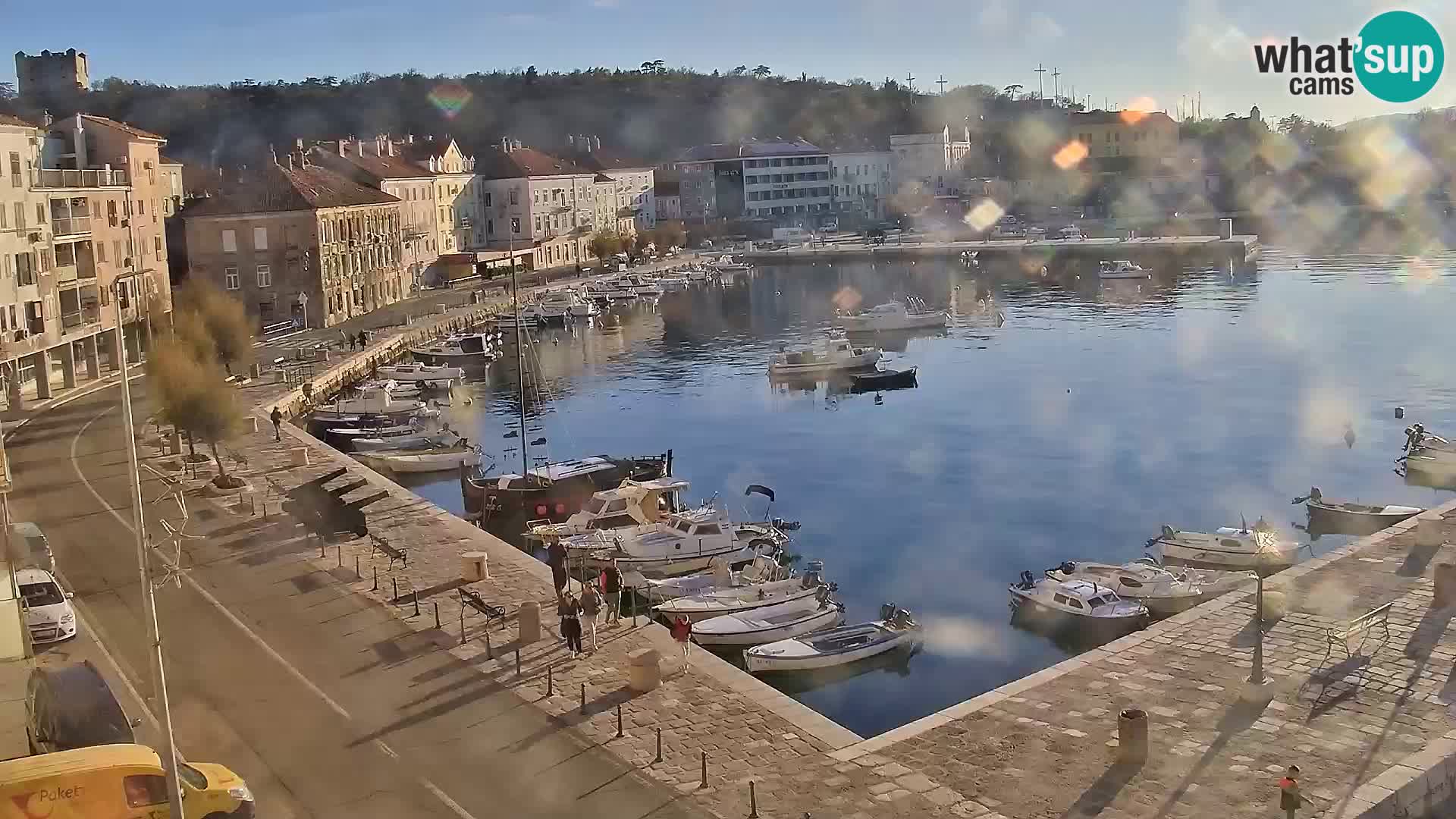 Senj camera en vivo – Vista panorámica de Senj riva