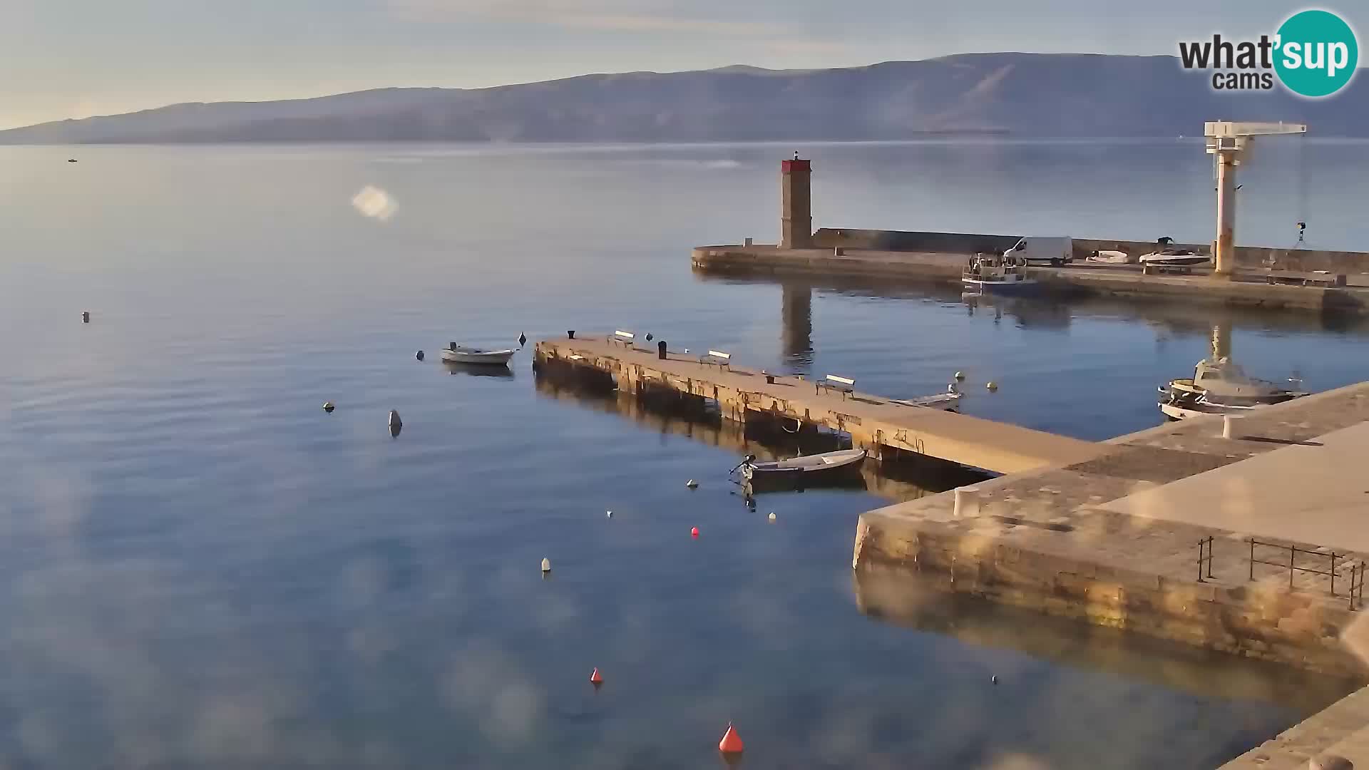 Senj camera en vivo – Vista panorámica de Senj riva