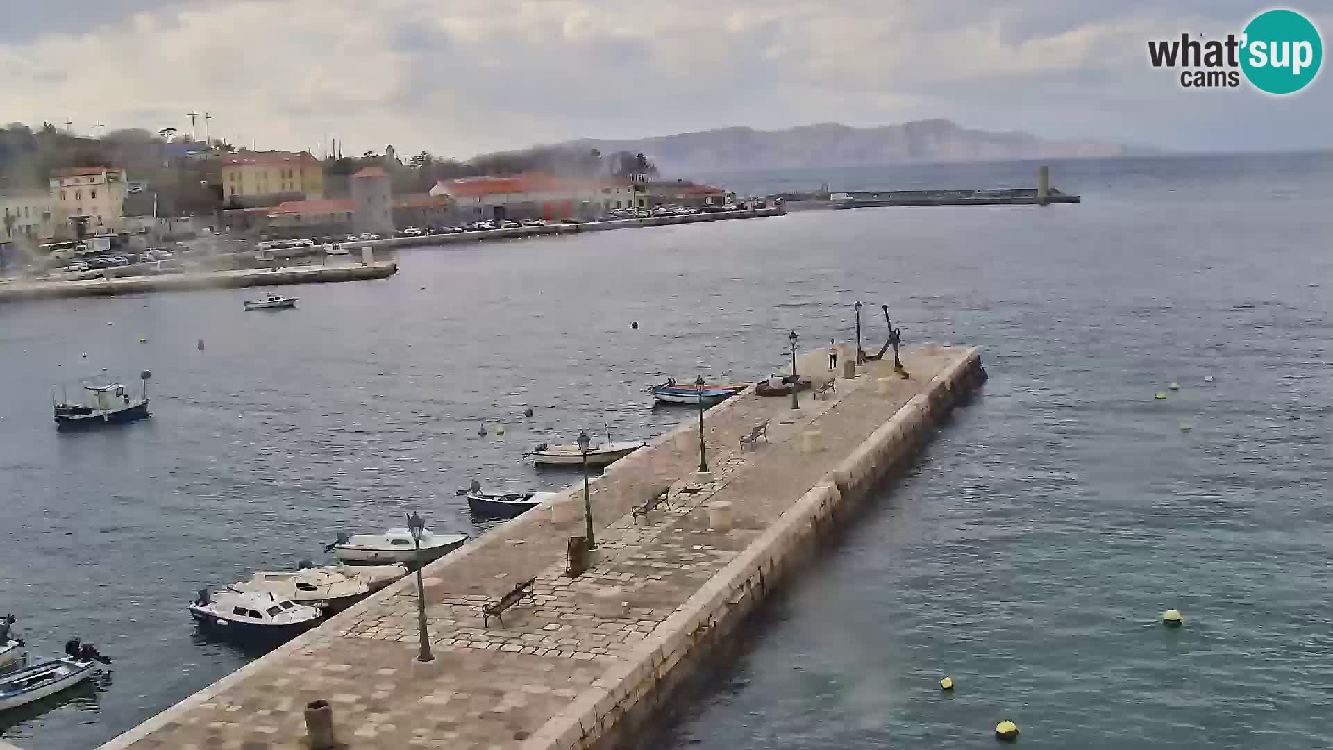 Webcam Segna – Panorama dell’lungomare di Senj