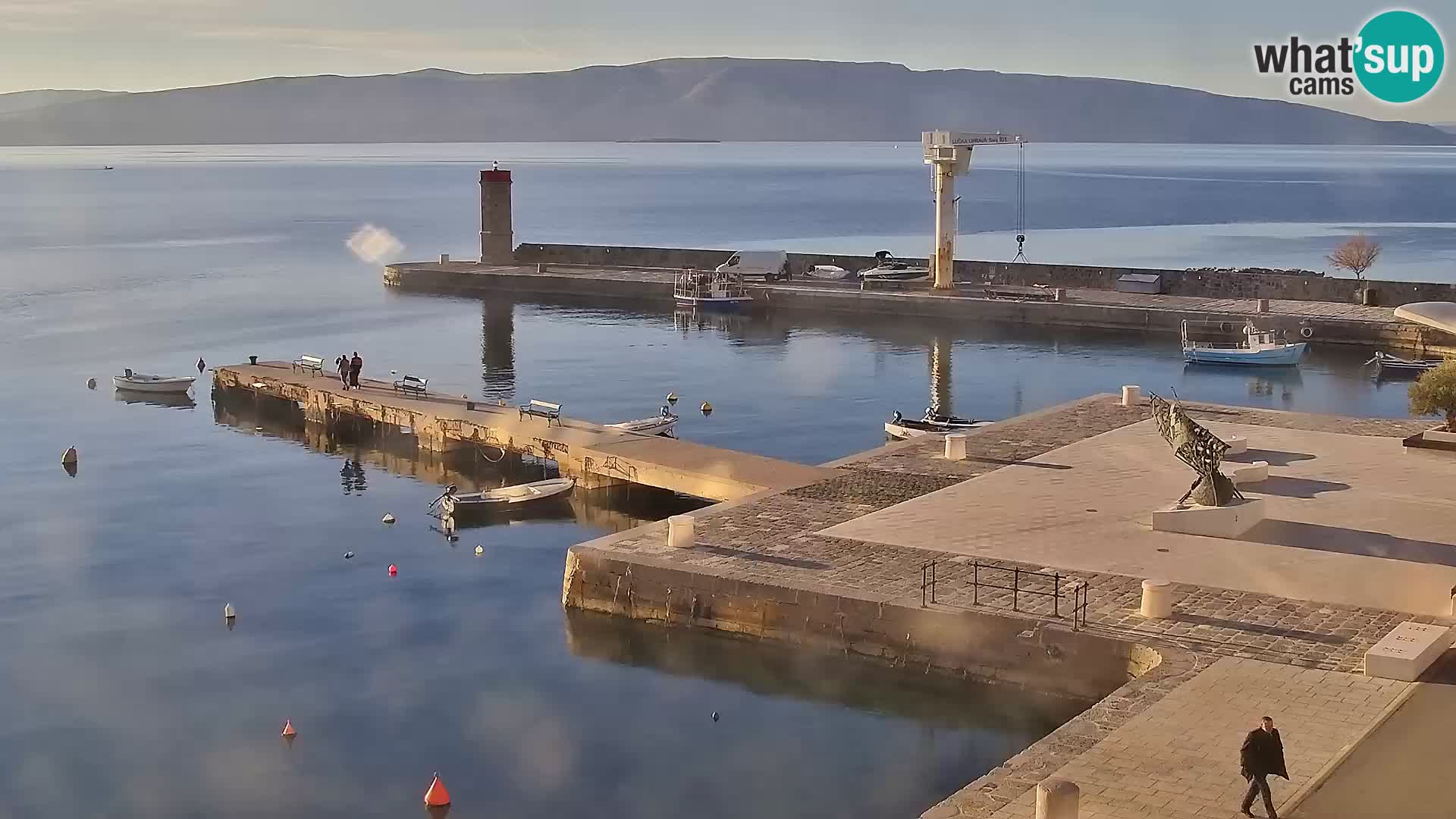 Senj Spletna kamera – pogled na obalo Senja