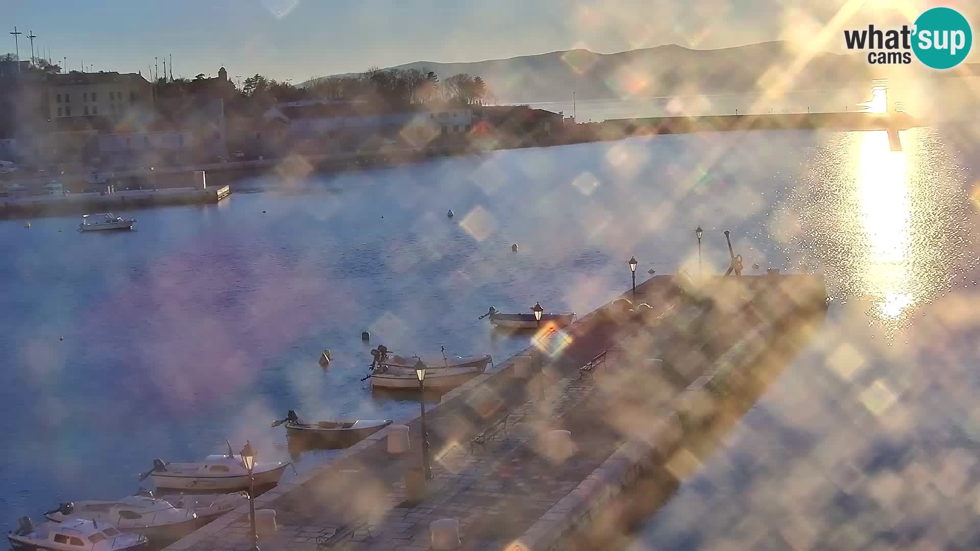 Senj camera en vivo – Vista panorámica de Senj riva