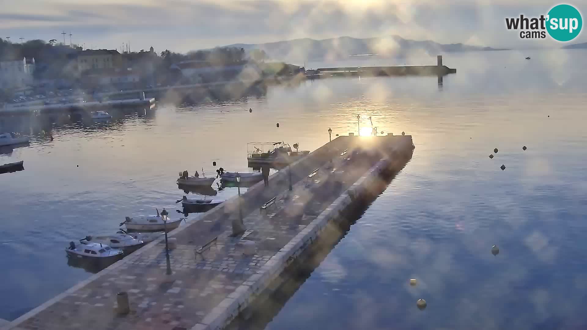 Senj camera en vivo – Vista panorámica de Senj riva